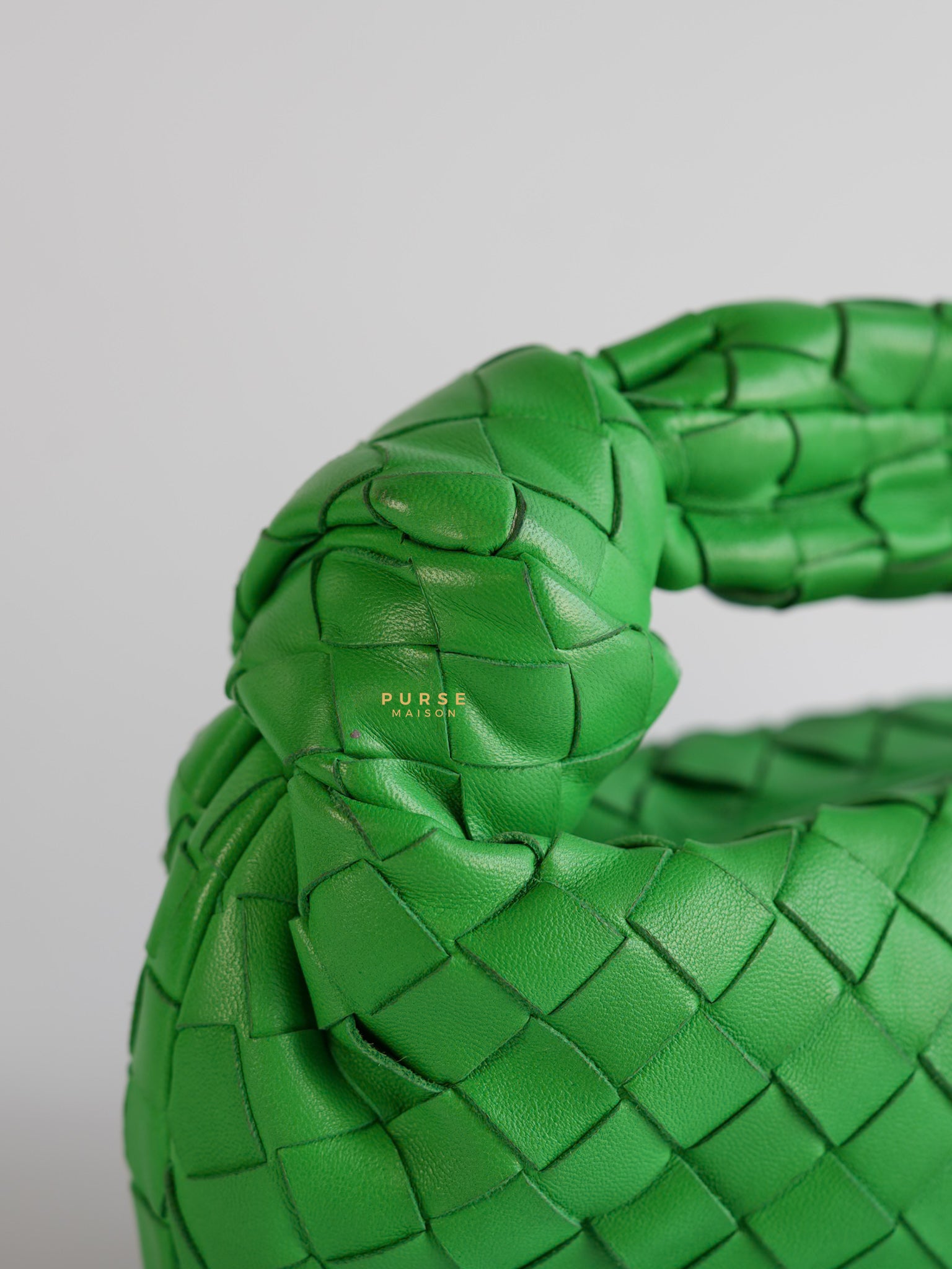 Nappa Intrecciato Mini Jodie Green Parakeet | Purse Maison Luxury Bags Shop
