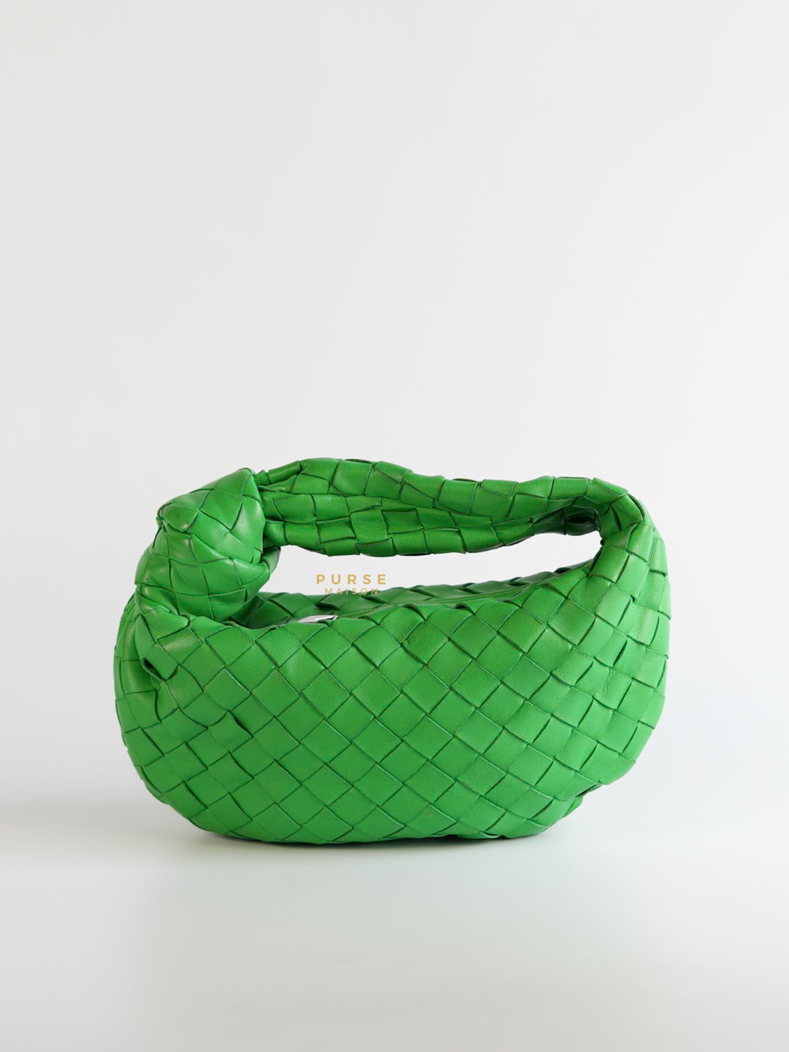 Nappa Intrecciato Mini Jodie Green Parakeet | Purse Maison Luxury Bags Shop