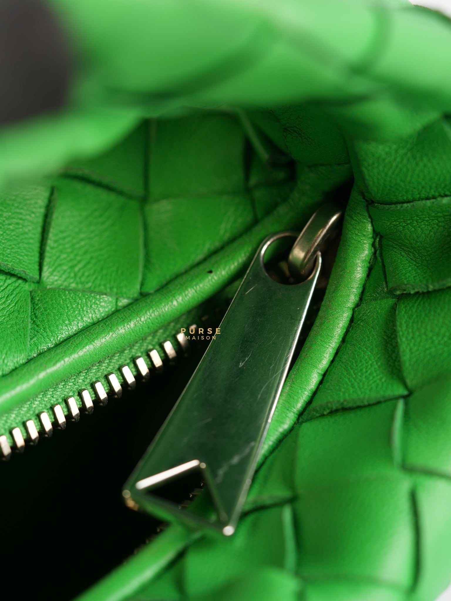 Nappa Intrecciato Mini Jodie Green Parakeet | Purse Maison Luxury Bags Shop