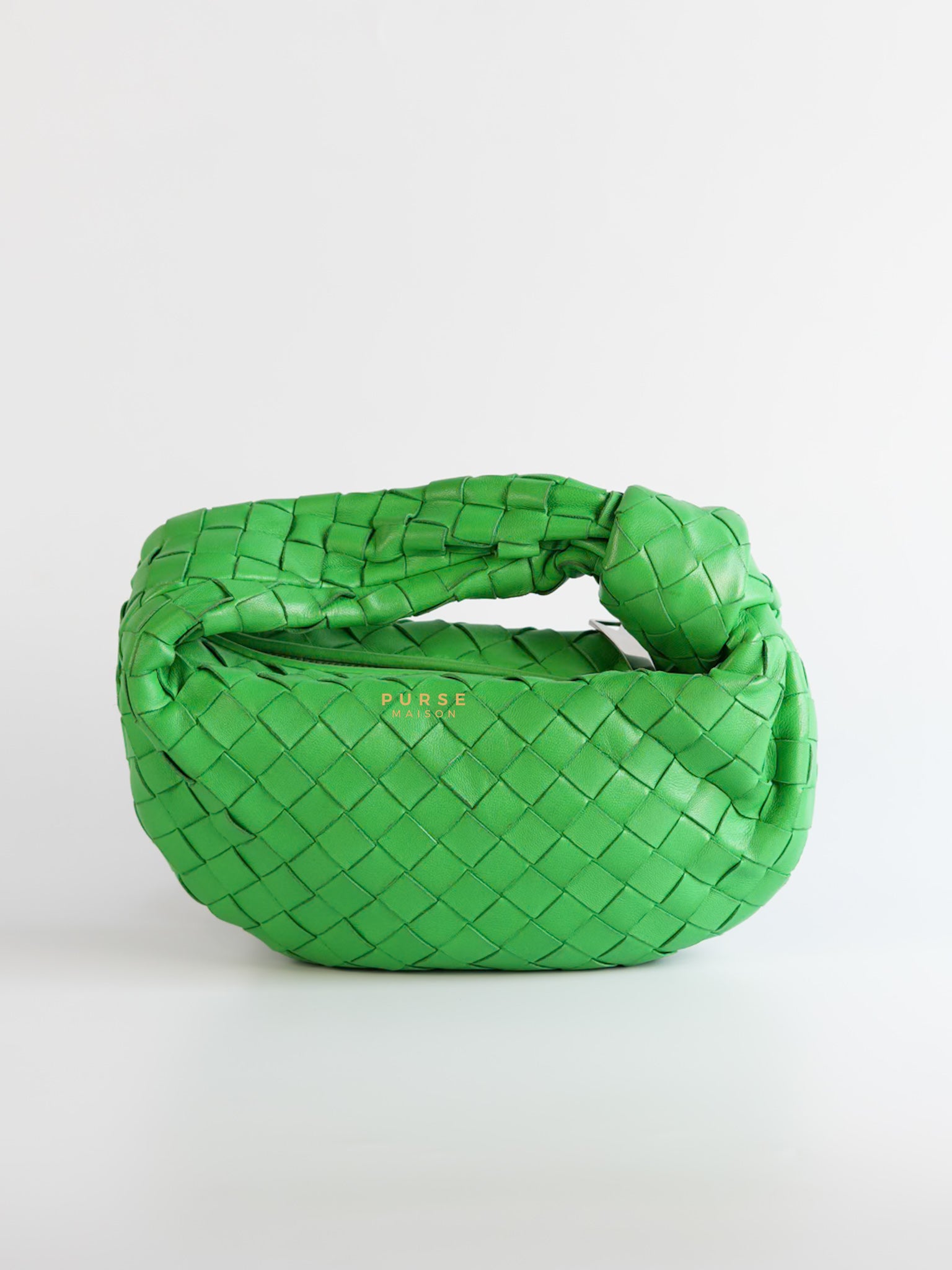 Nappa Intrecciato Mini Jodie Green Parakeet | Purse Maison Luxury Bags Shop