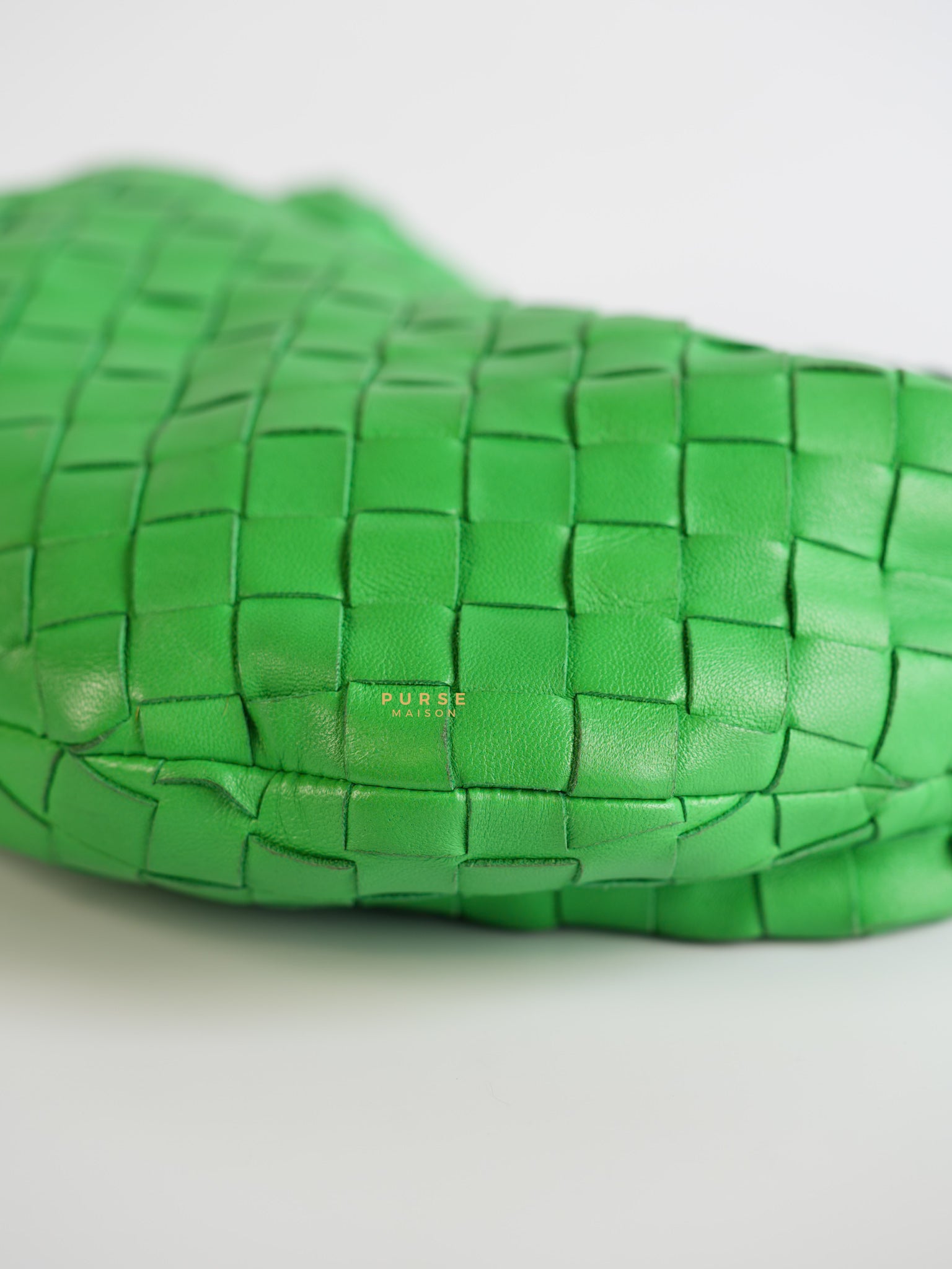 Nappa Intrecciato Mini Jodie Green Parakeet | Purse Maison Luxury Bags Shop