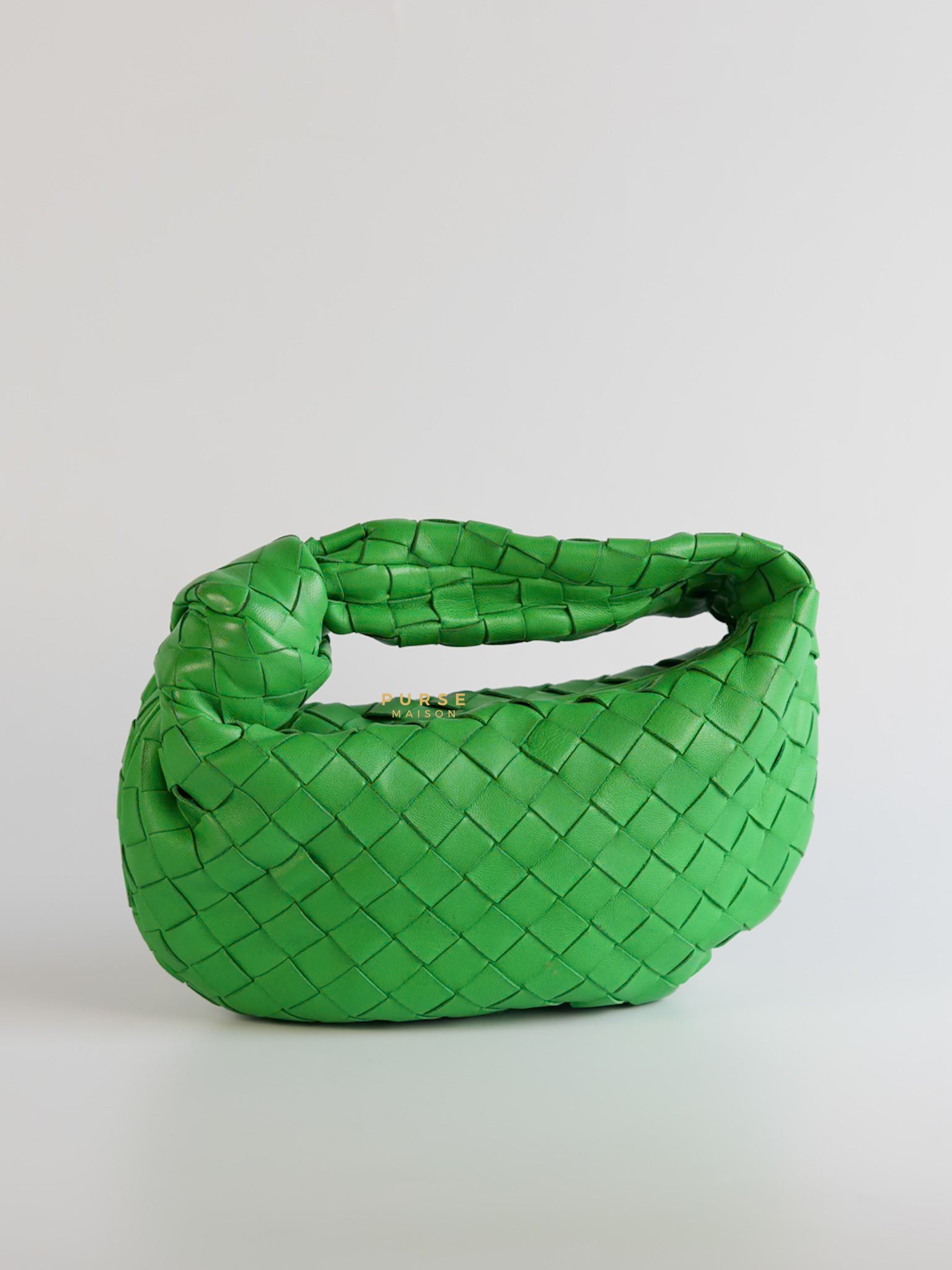 Nappa Intrecciato Mini Jodie Green Parakeet | Purse Maison Luxury Bags Shop