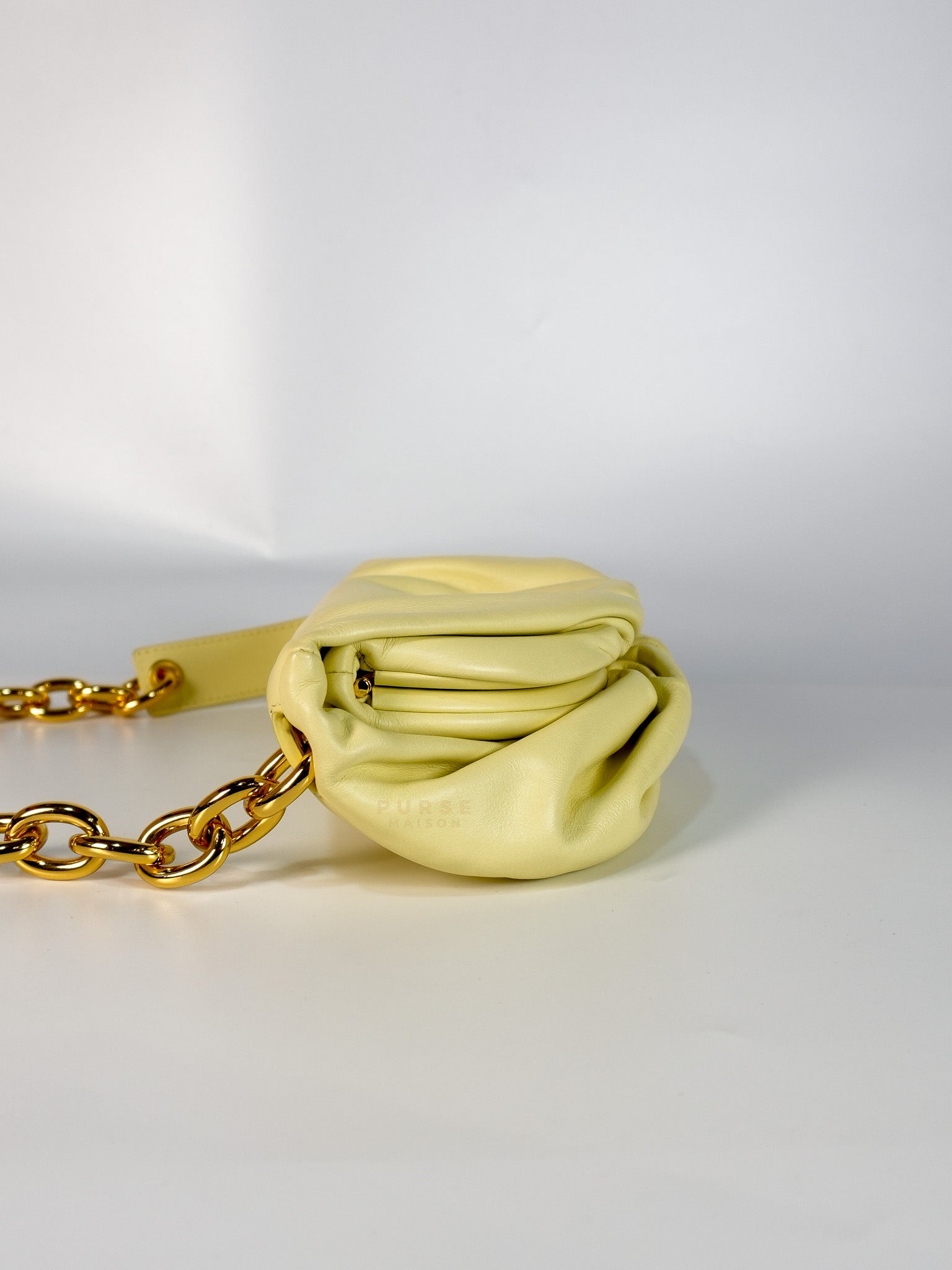 Nappa The Belt Chain Pouch Ice Cream | Purse Maison Luxury Bags Shop