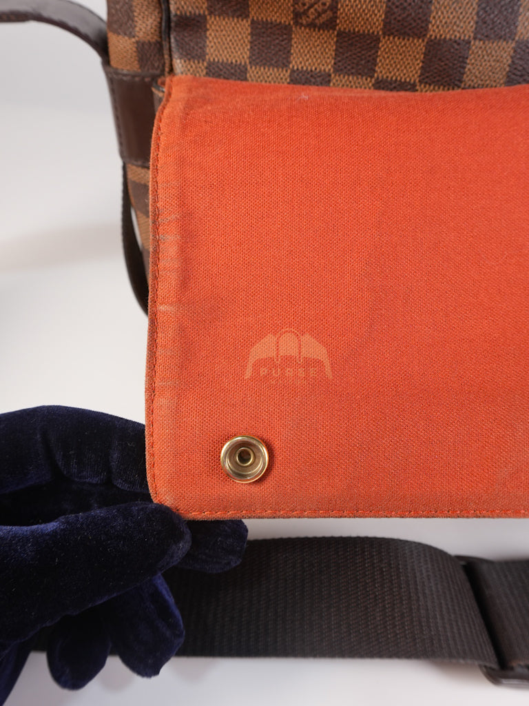 Naviglio Messenger Bag in Damier Ebene Canvas Crossbody Bag | Purse Maison Luxury Bags Shop