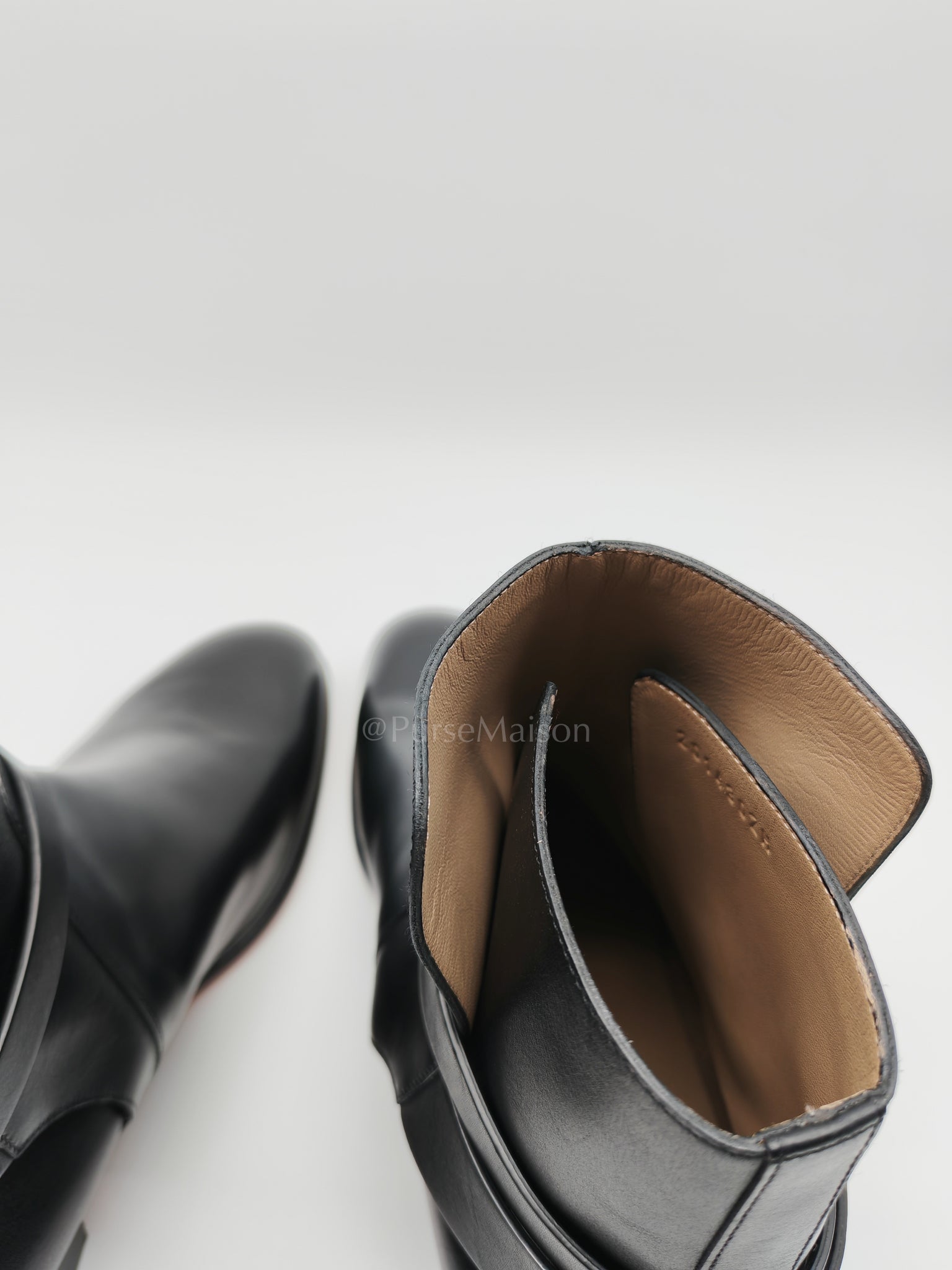 Neo Ankle Boots Noir (Black) in Calfskin Leather Size 44.5 EU (29 CM) | Purse Maison Luxury Bags Shop