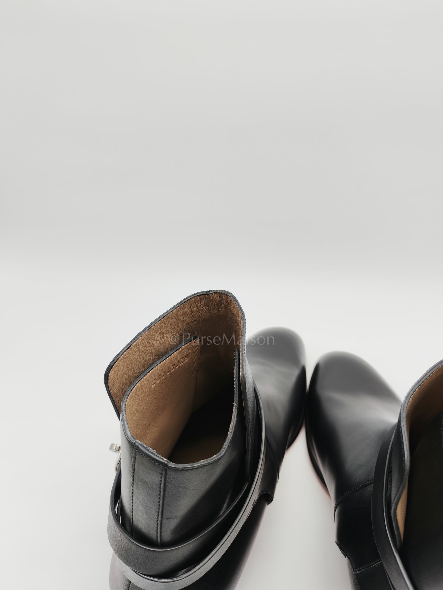 Neo Ankle Boots Noir (Black) in Calfskin Leather Size 44.5 EU (29 CM) | Purse Maison Luxury Bags Shop