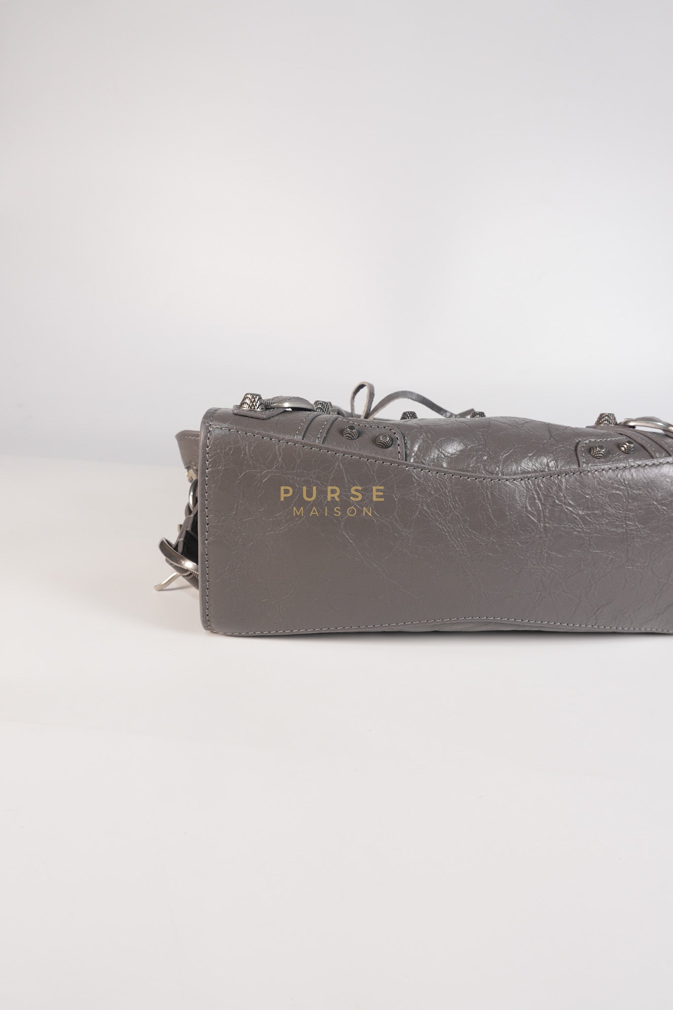 Neo Cagole Arena XS in Dark Grey Agneau Leather | Purse Maison Luxury Bags Shop