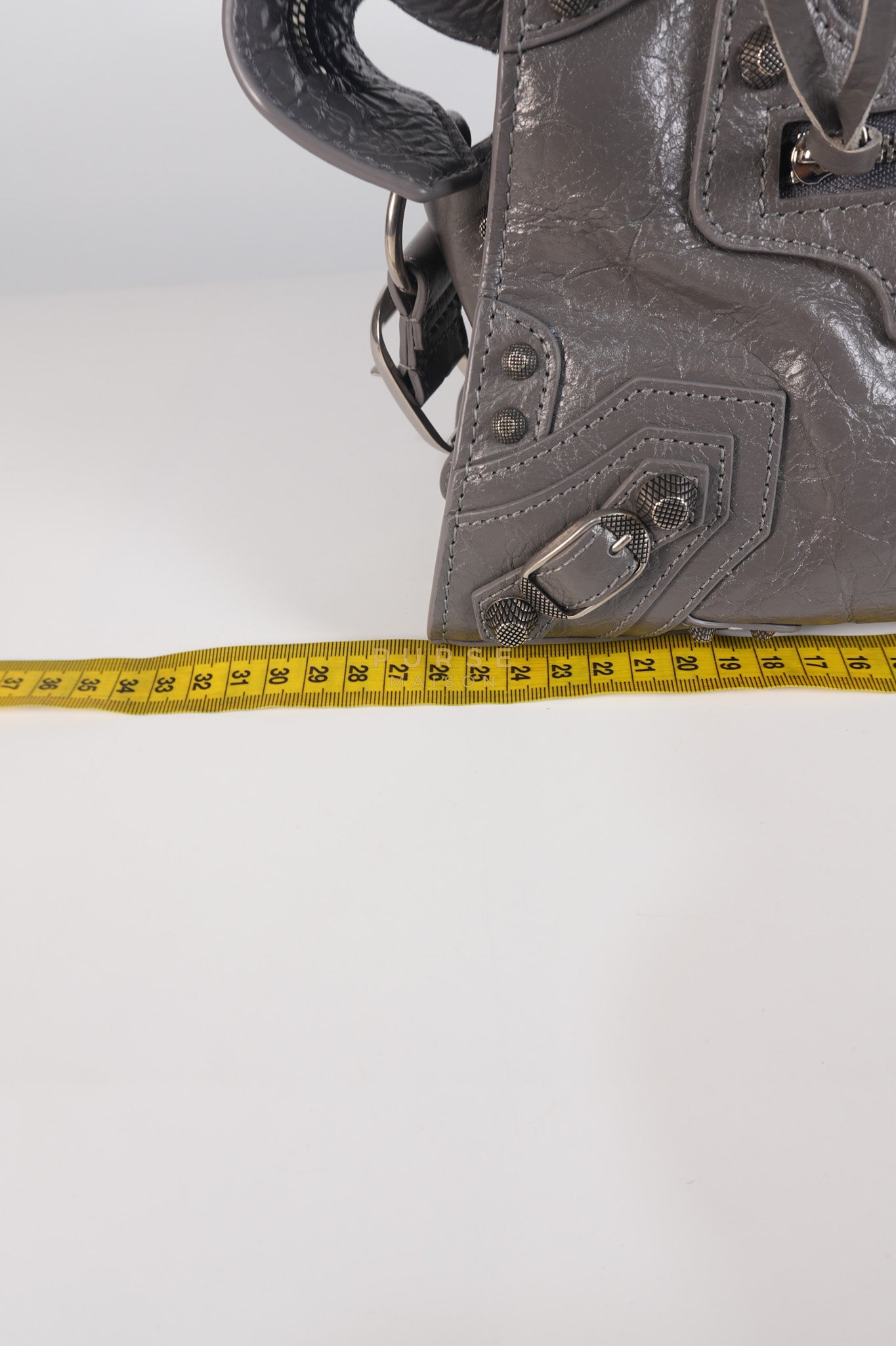 Neo Cagole Arena XS in Dark Grey Agneau Leather | Purse Maison Luxury Bags Shop