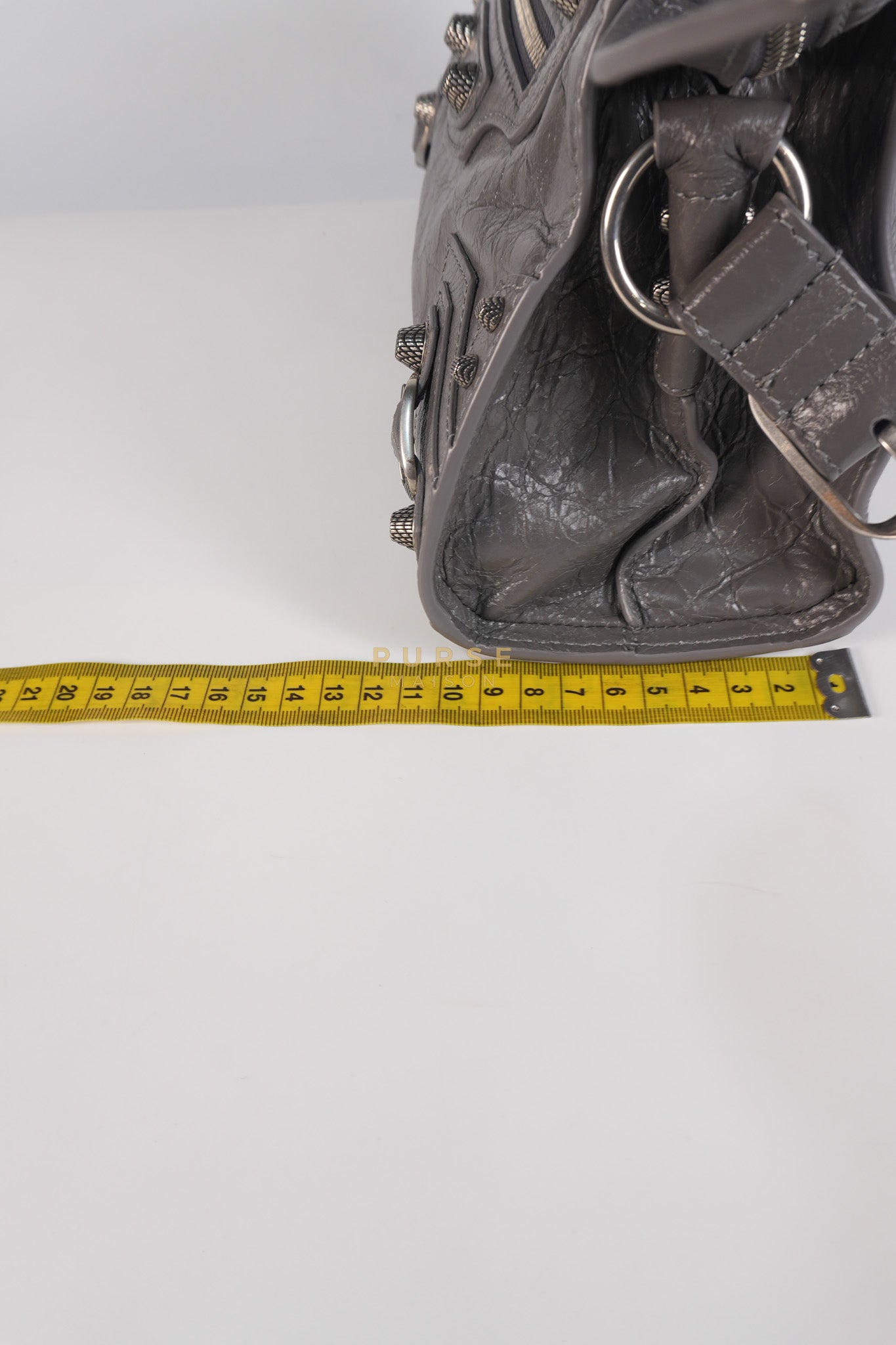 Neo Cagole Arena XS in Dark Grey Agneau Leather | Purse Maison Luxury Bags Shop