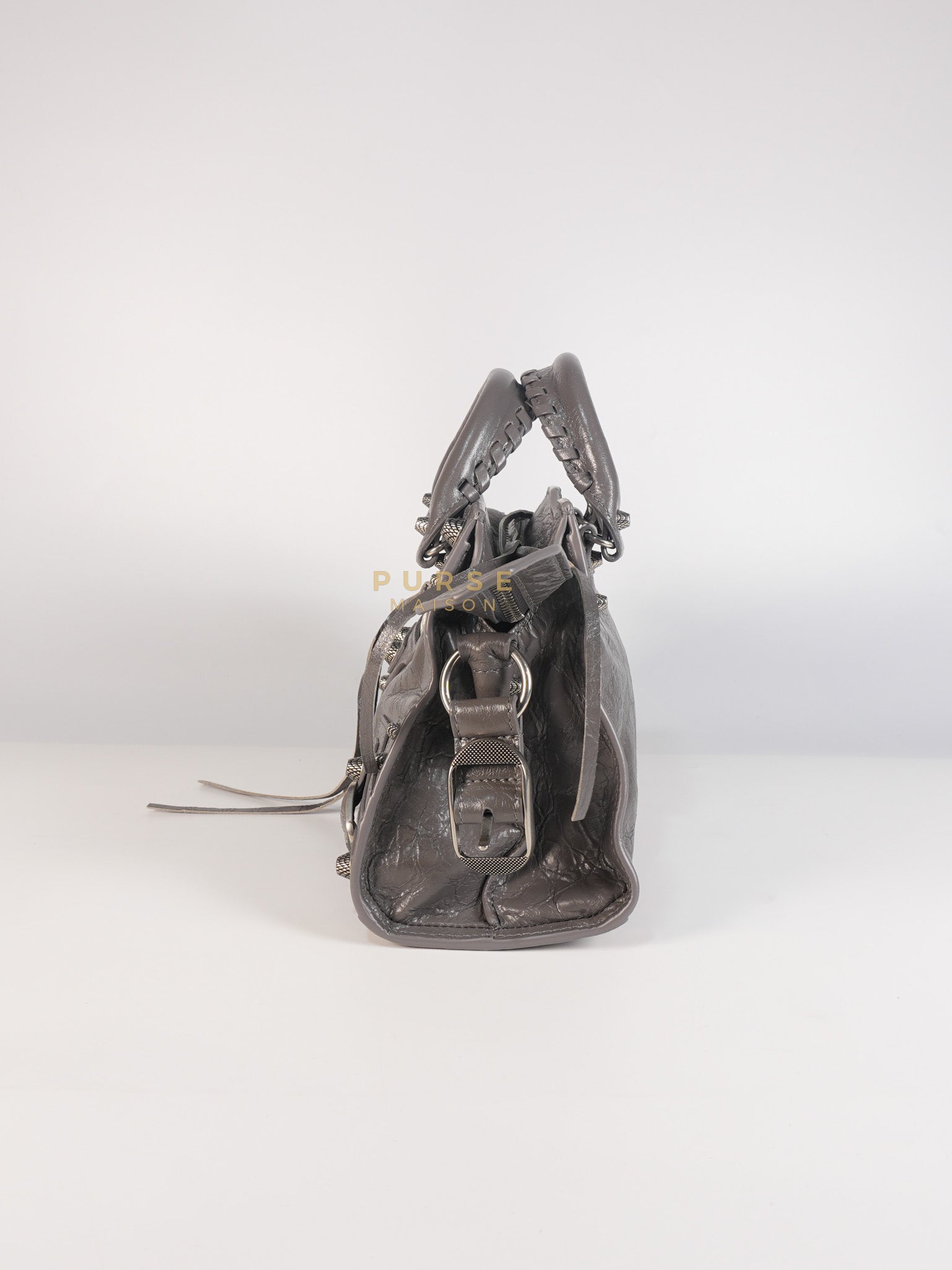 Neo Cagole Arena XS in Dark Grey Agneau Leather | Purse Maison Luxury Bags Shop