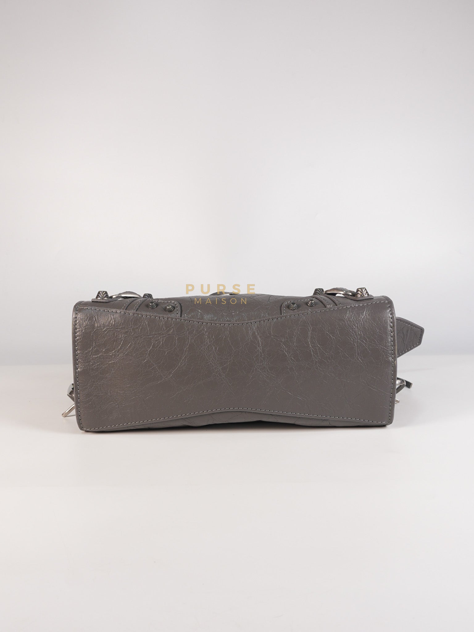 Neo Cagole Arena XS in Dark Grey Agneau Leather | Purse Maison Luxury Bags Shop