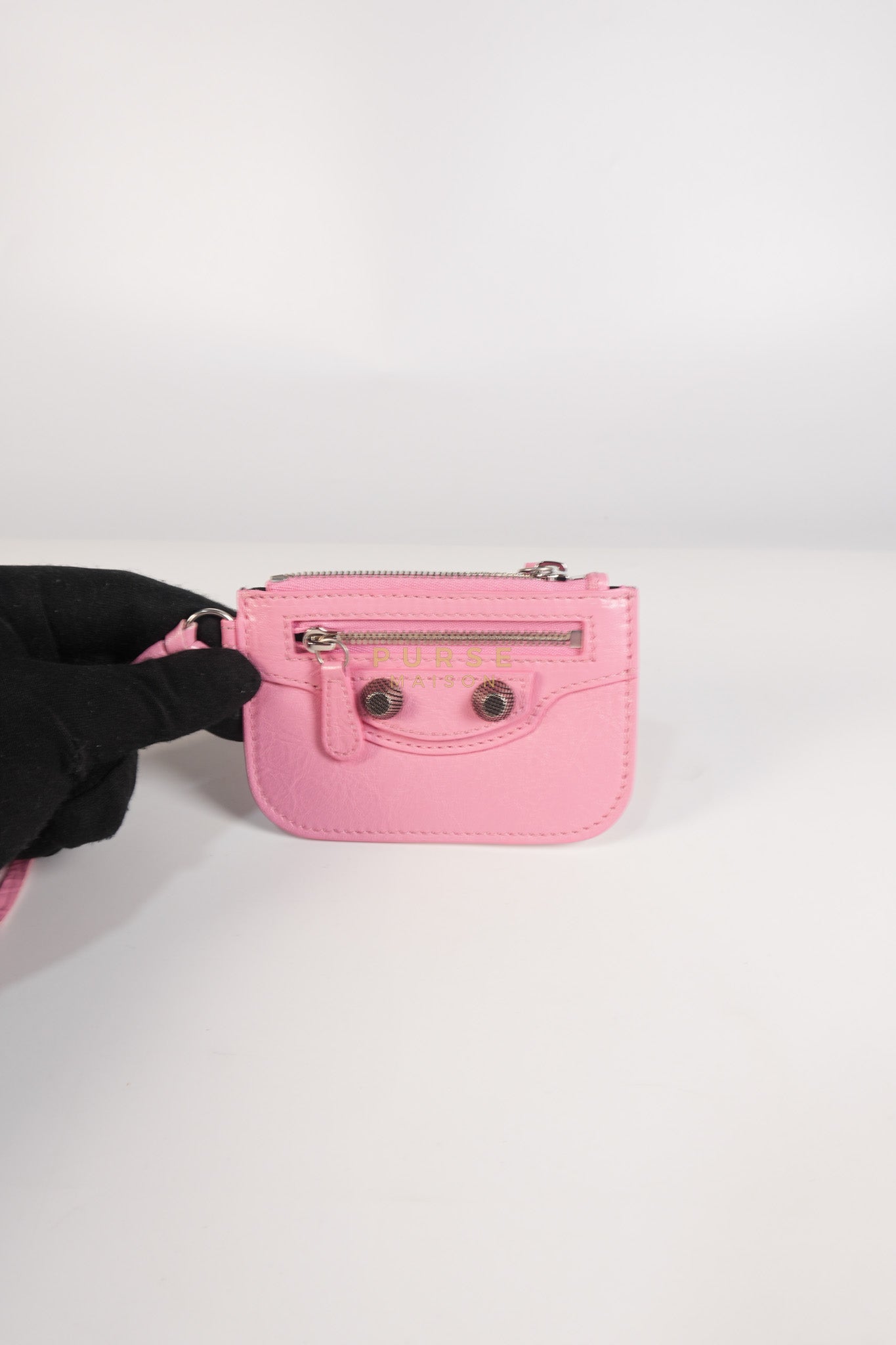 Neo Cagole Arena XS in Sweet Pink Agneau Leather | Purse Maison Luxury Bags Shop