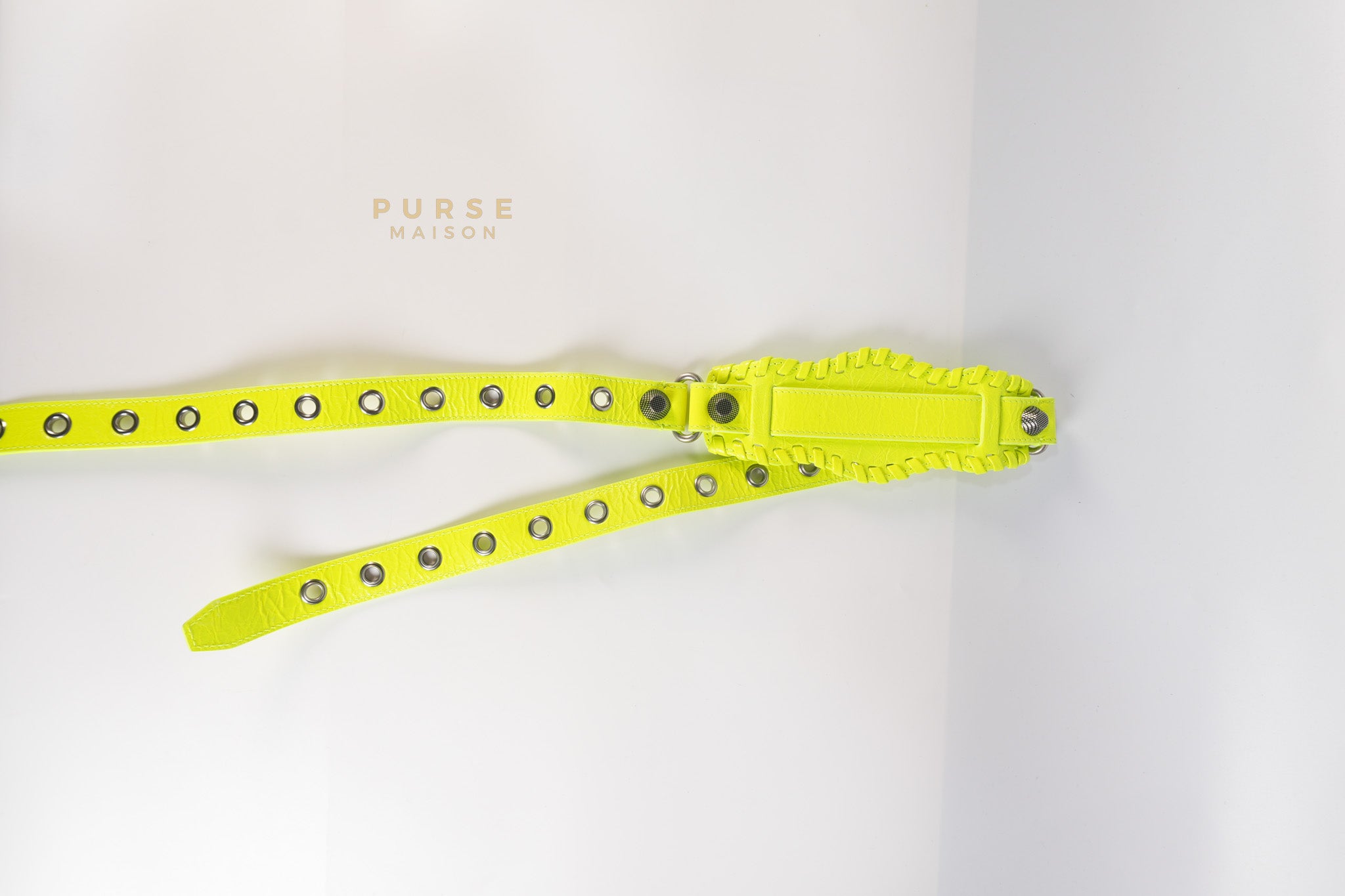 Neo Cagole Small Fluo Yellow Crossbody Bag | Purse Maison Luxury Bags Shop