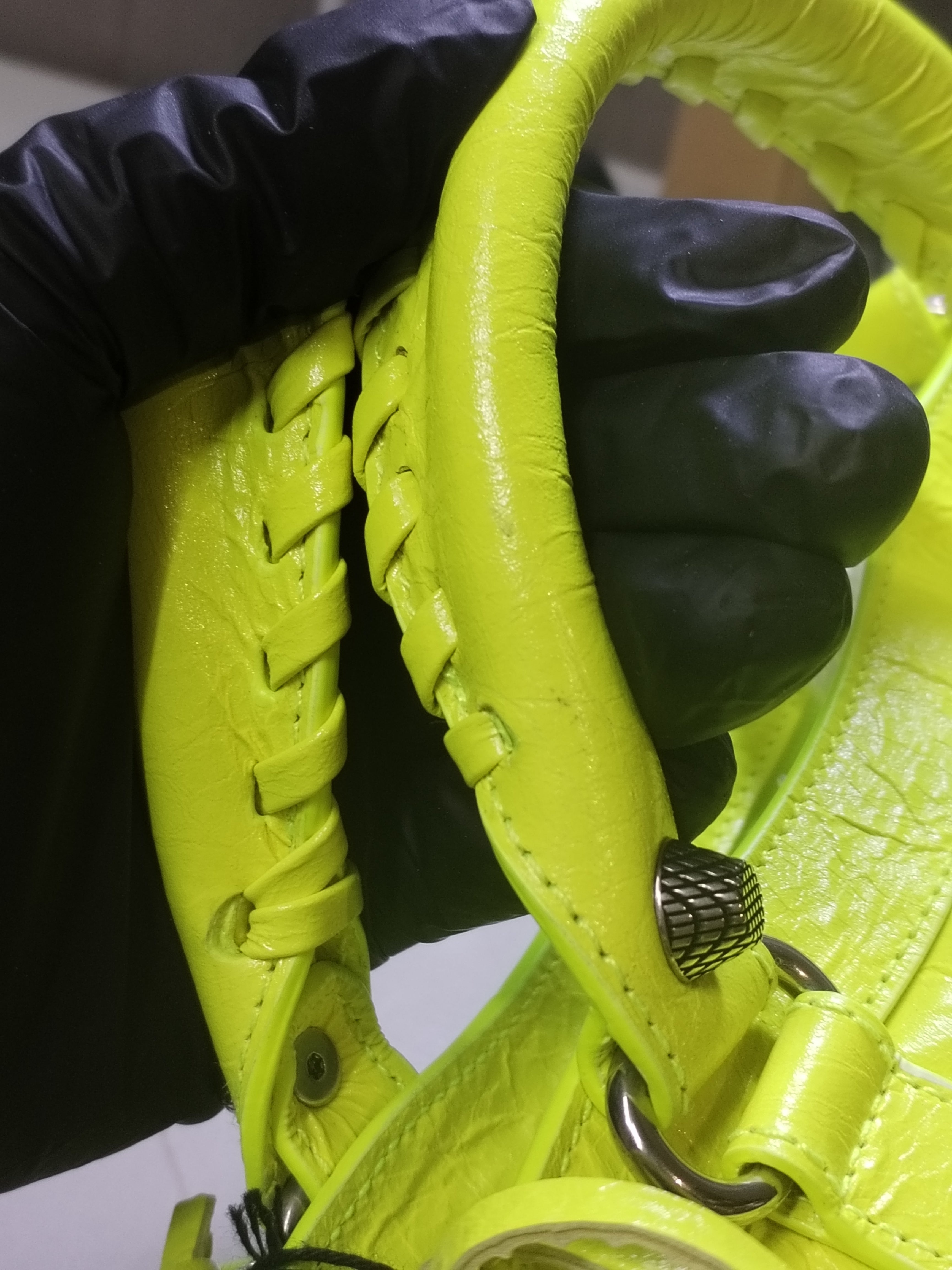 Neo Cagole Small Fluo Yellow Crossbody Bag | Purse Maison Luxury Bags Shop