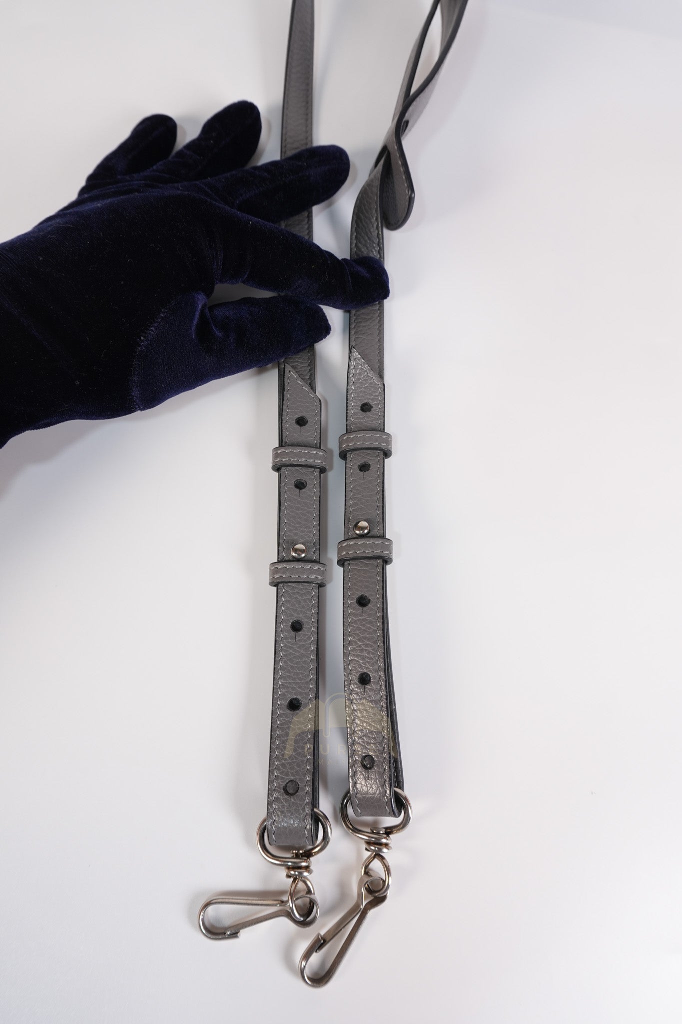 Neo Classic City Small Bag in Grey Grained Calfskin Leather & Silver Hardware | Purse Maison Luxury Bags Shop