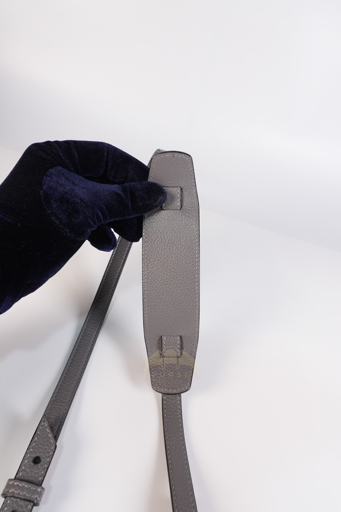 Neo Classic City Small Bag in Grey Grained Calfskin Leather & Silver Hardware | Purse Maison Luxury Bags Shop