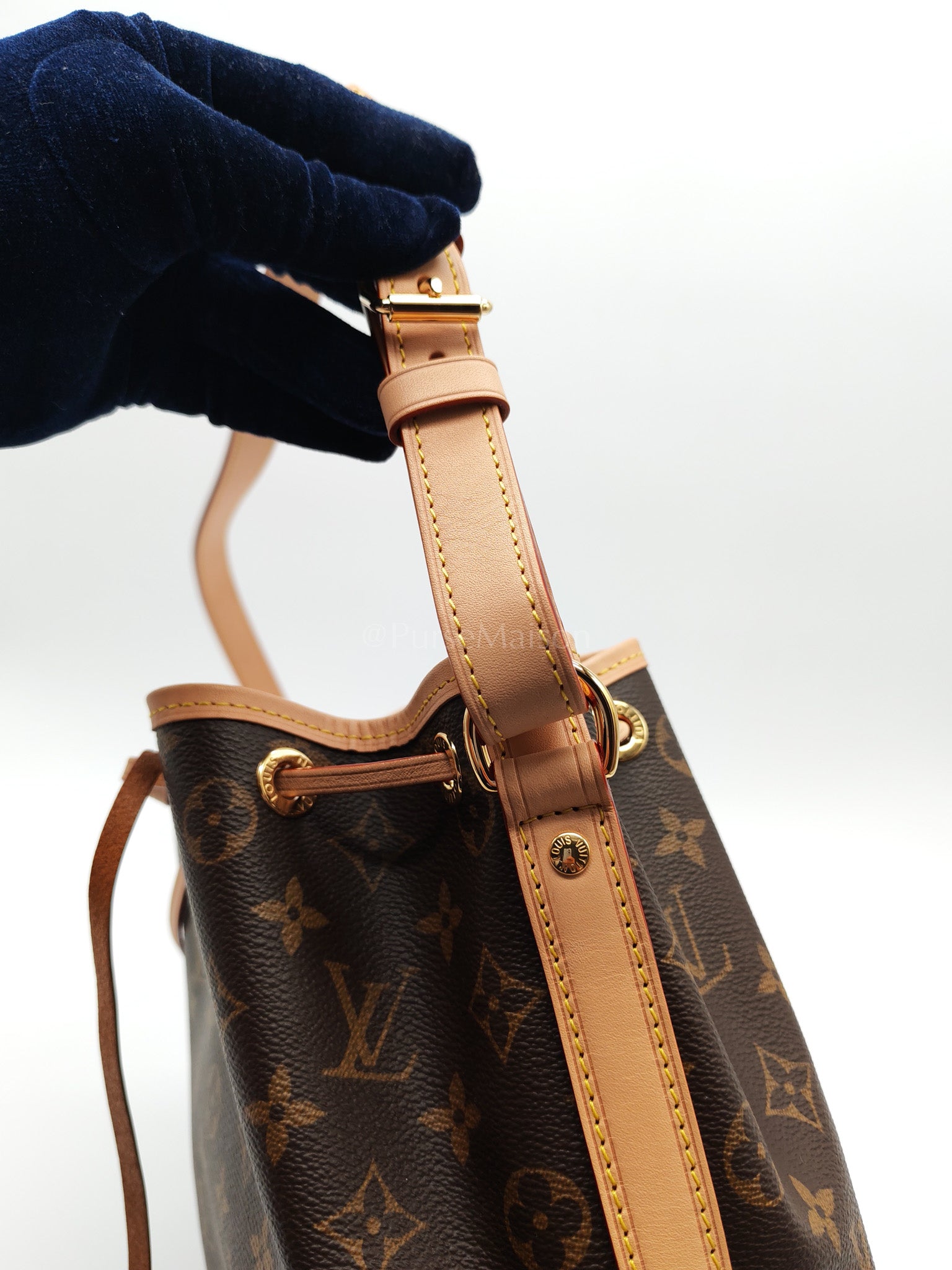 Neo Noe BB in Monogram Canvas Bucket Bag (Microchip) | Purse Maison Luxury Bags Shop
