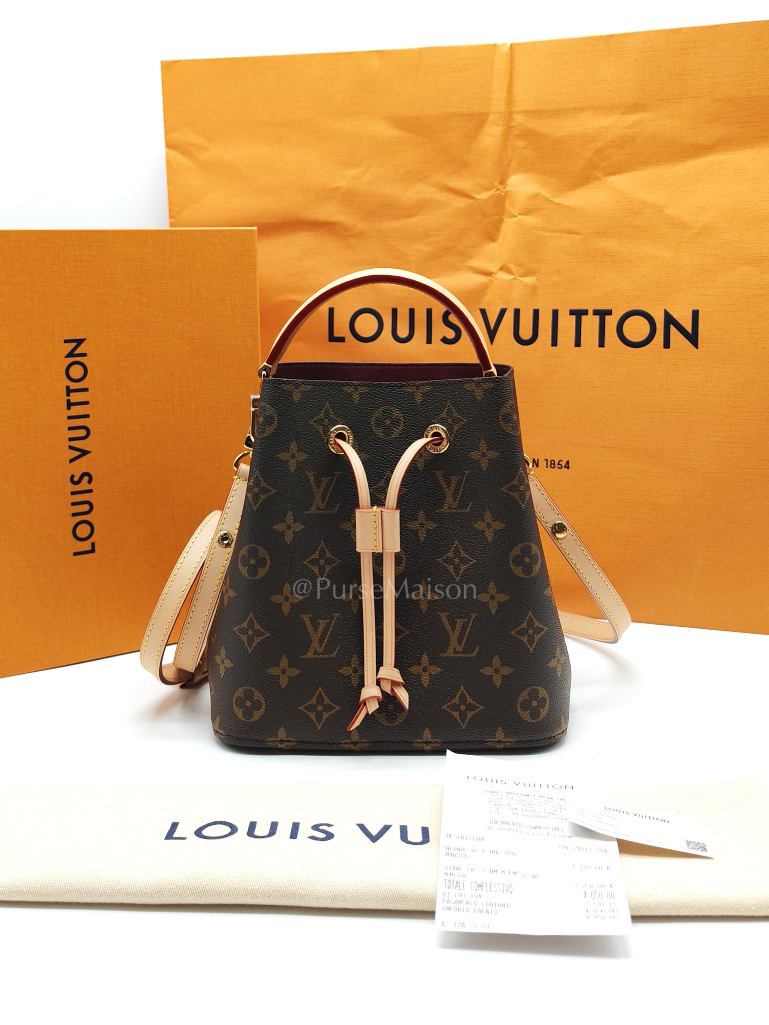 Neo Noe BB in Monogram Canvas Crossbody Bag (Microchip) | Purse Maison Luxury Bags Shop