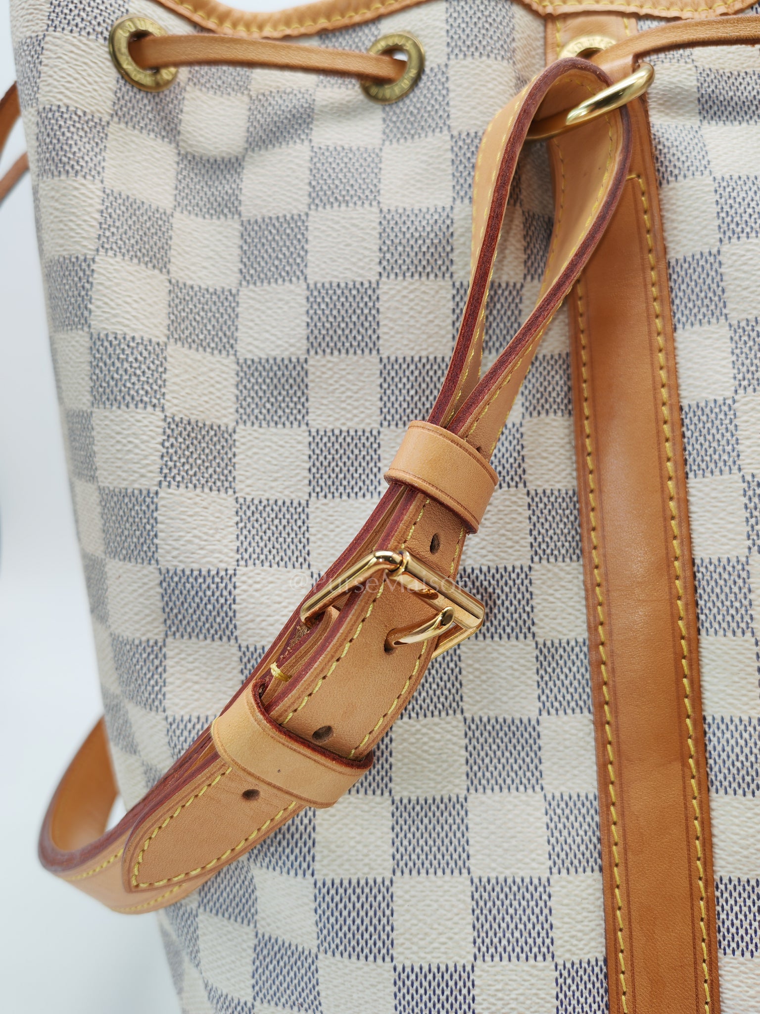 Neo Noe GM in Damier Azur Canvas Bucket Bag (Date Code: SA0173) | Purse Maison Luxury Bags Shop