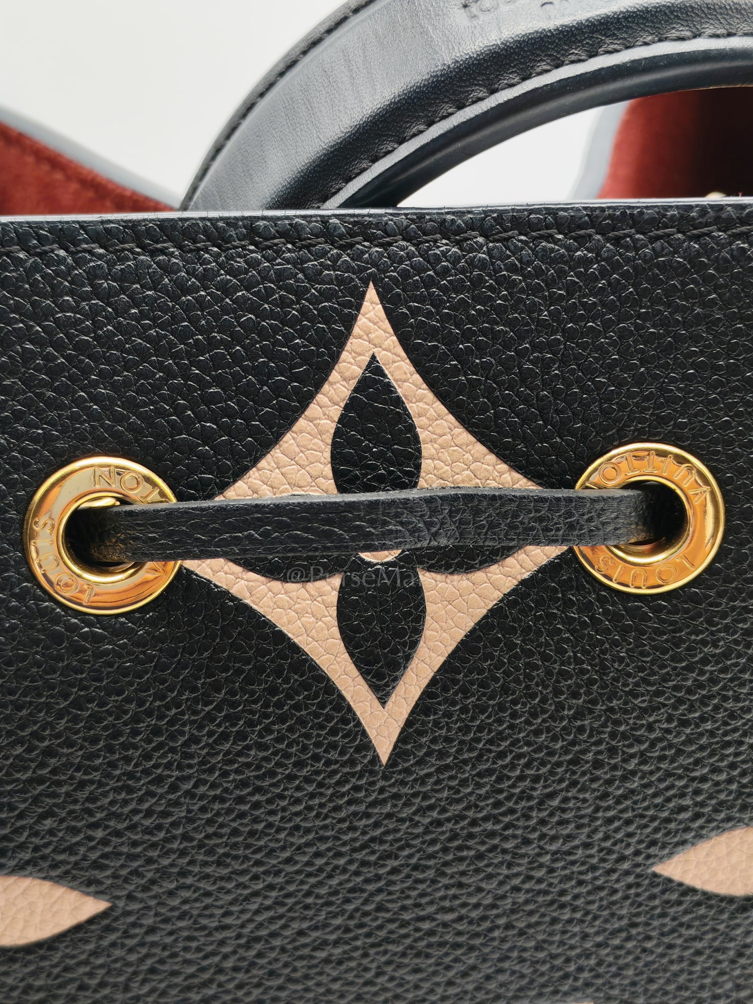 Neo Noe MM Bi-Color Monogram Empreinte Leather (Microchip) | Purse Maison Luxury Bags Shop