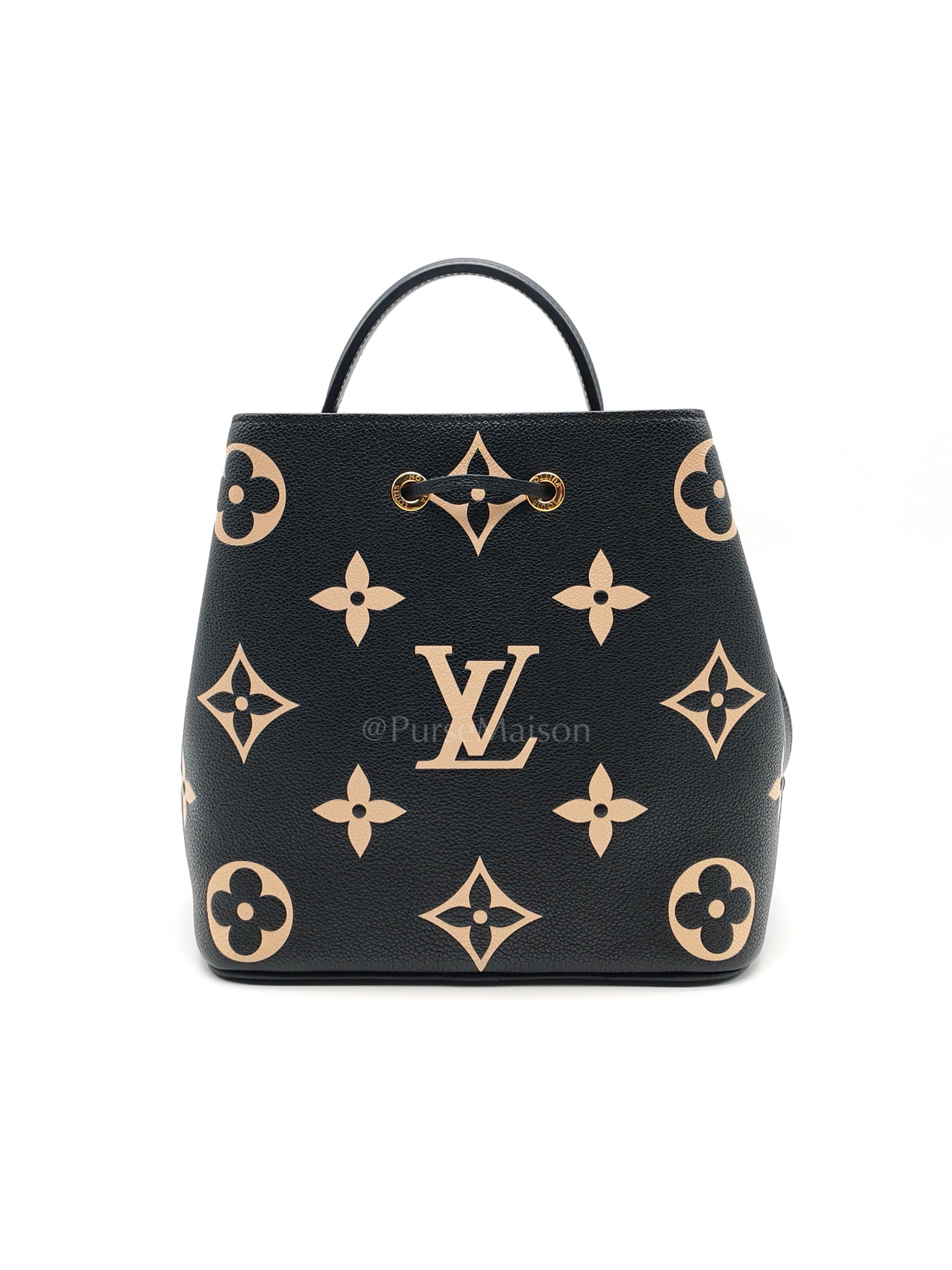 Neo Noe MM Bi-Color Monogram Empreinte Leather (Microchip) | Purse Maison Luxury Bags Shop
