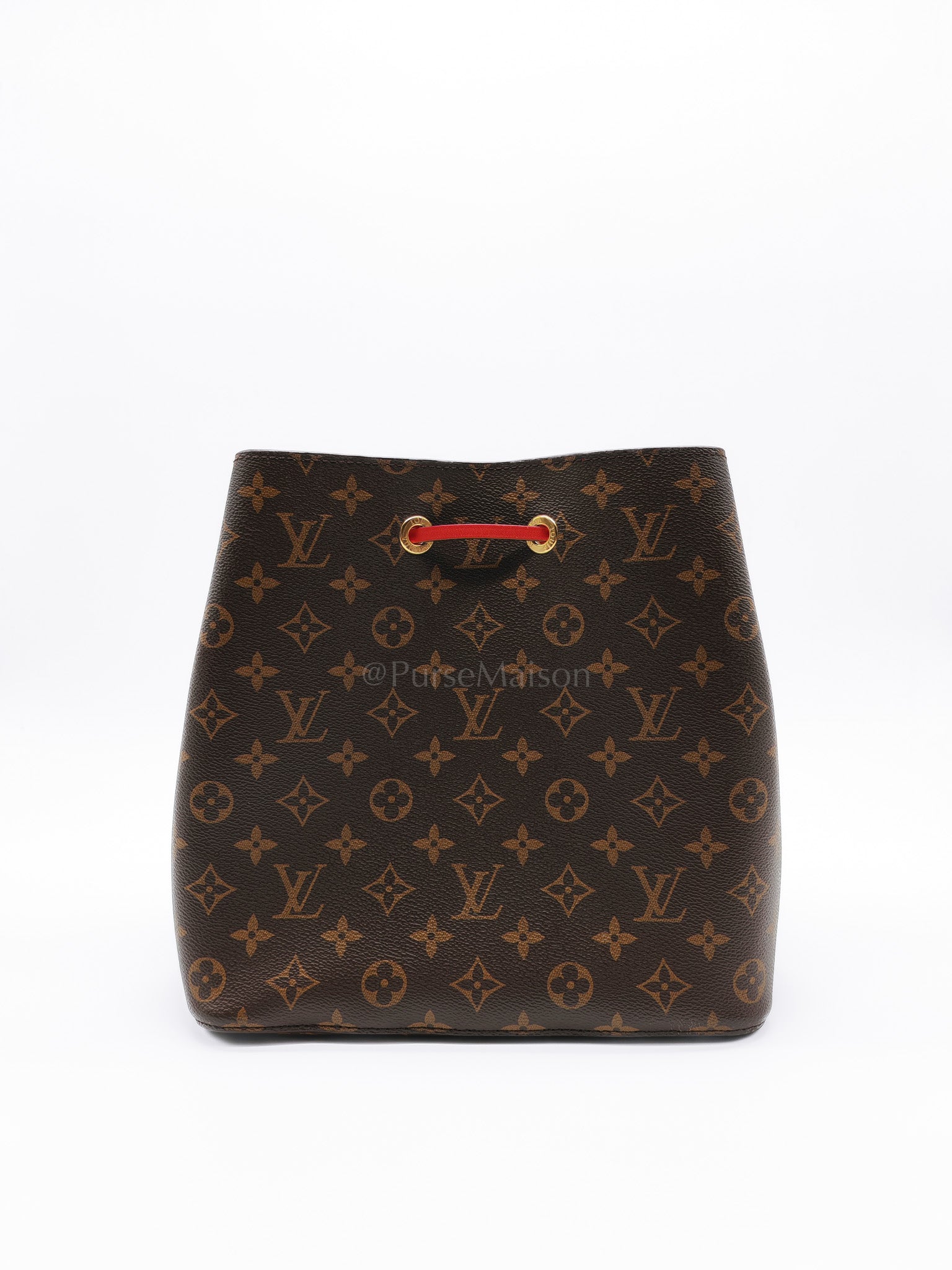 Neo Noe MM in Monogram Coquelicot Bucket Bag (Date Coce: SD2149) | Purse Maison Luxury Bags Shop