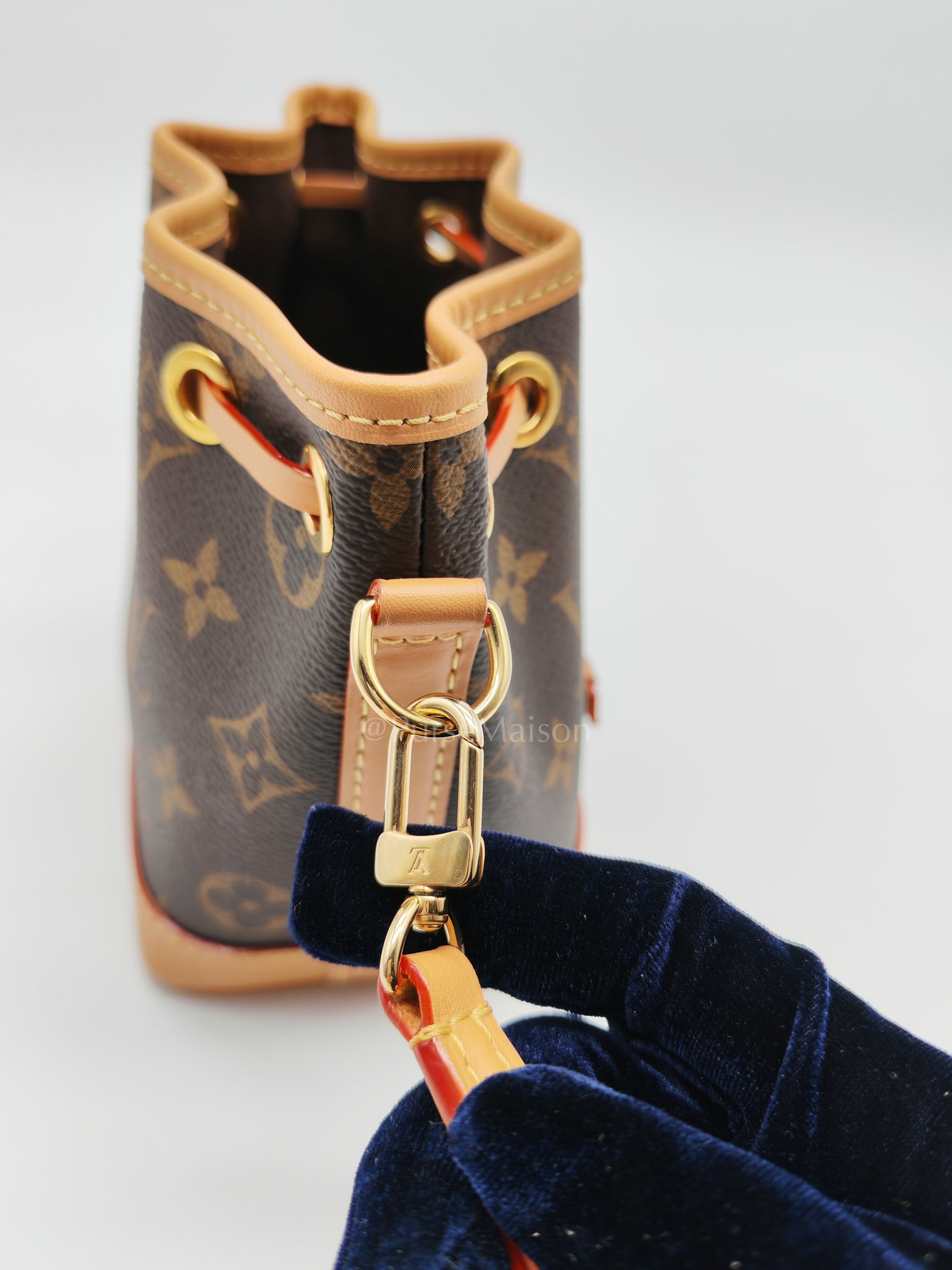 Neo Noe Nano in Monogram Canvas Bucket Bag (Microchip) | Purse Maison Luxury Bags Shop