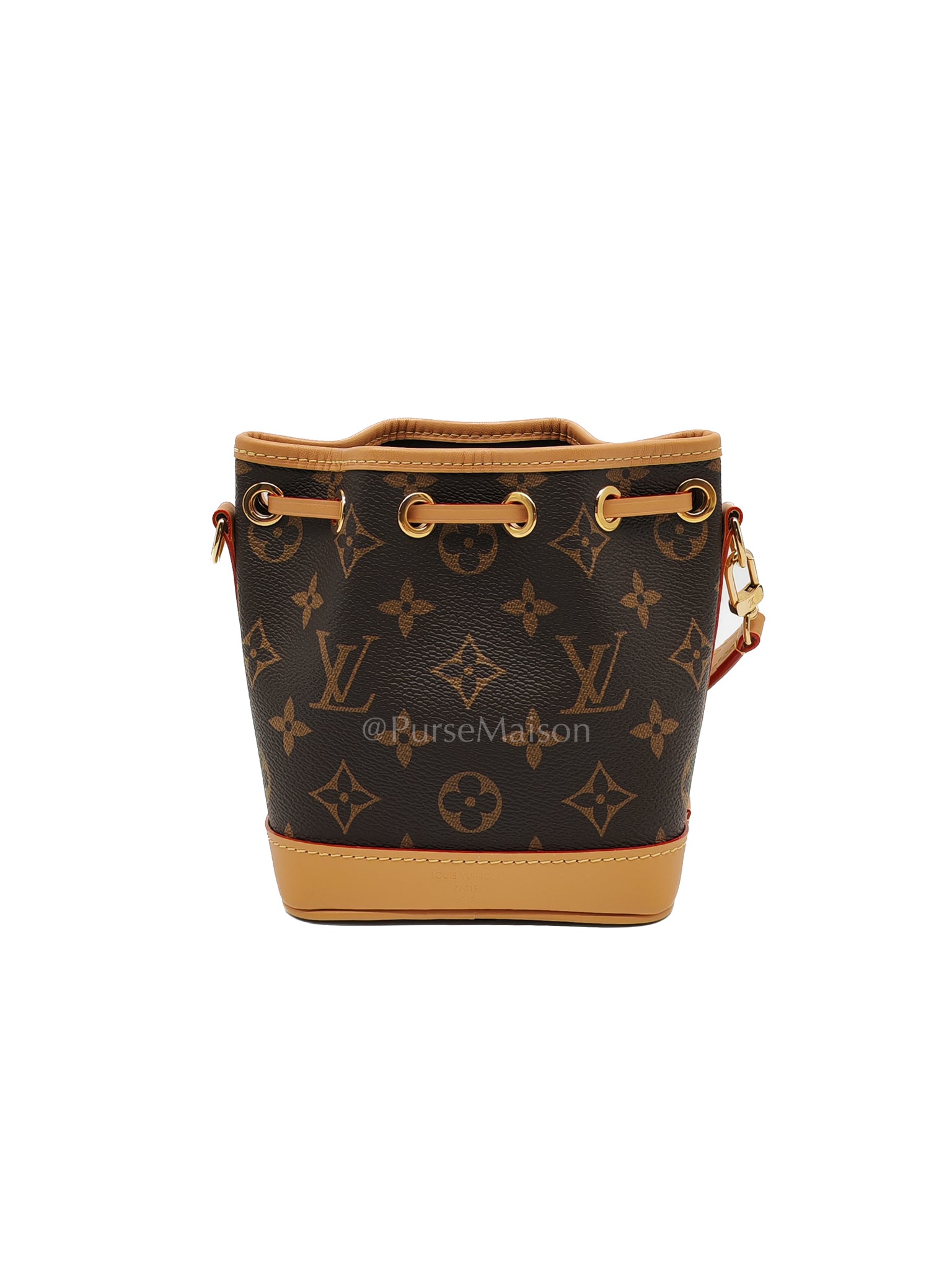 Neo Noe Nano in Monogram Canvas Bucket Bag (Microchip) | Purse Maison Luxury Bags Shop