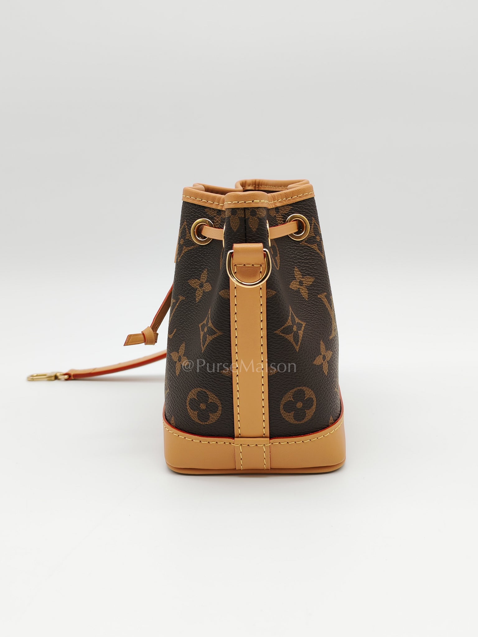 Neo Noe Nano in Monogram Canvas Bucket Bag (Microchip) | Purse Maison Luxury Bags Shop