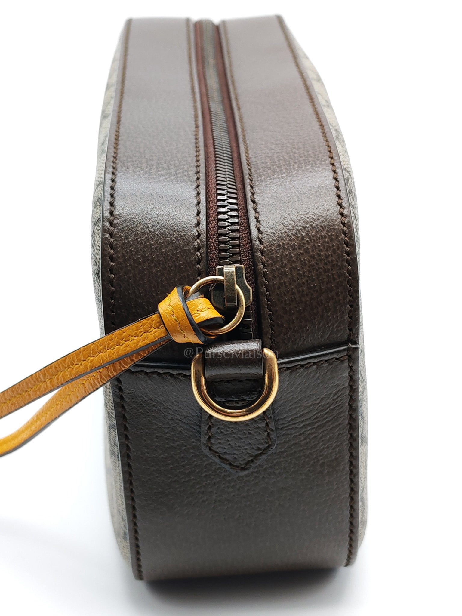 Neo Vintage Camera Bag in Brown GG Supreme Canvas with Tiger Head Logo & Gold Hardware | Purse Maison Luxury Bags Shop