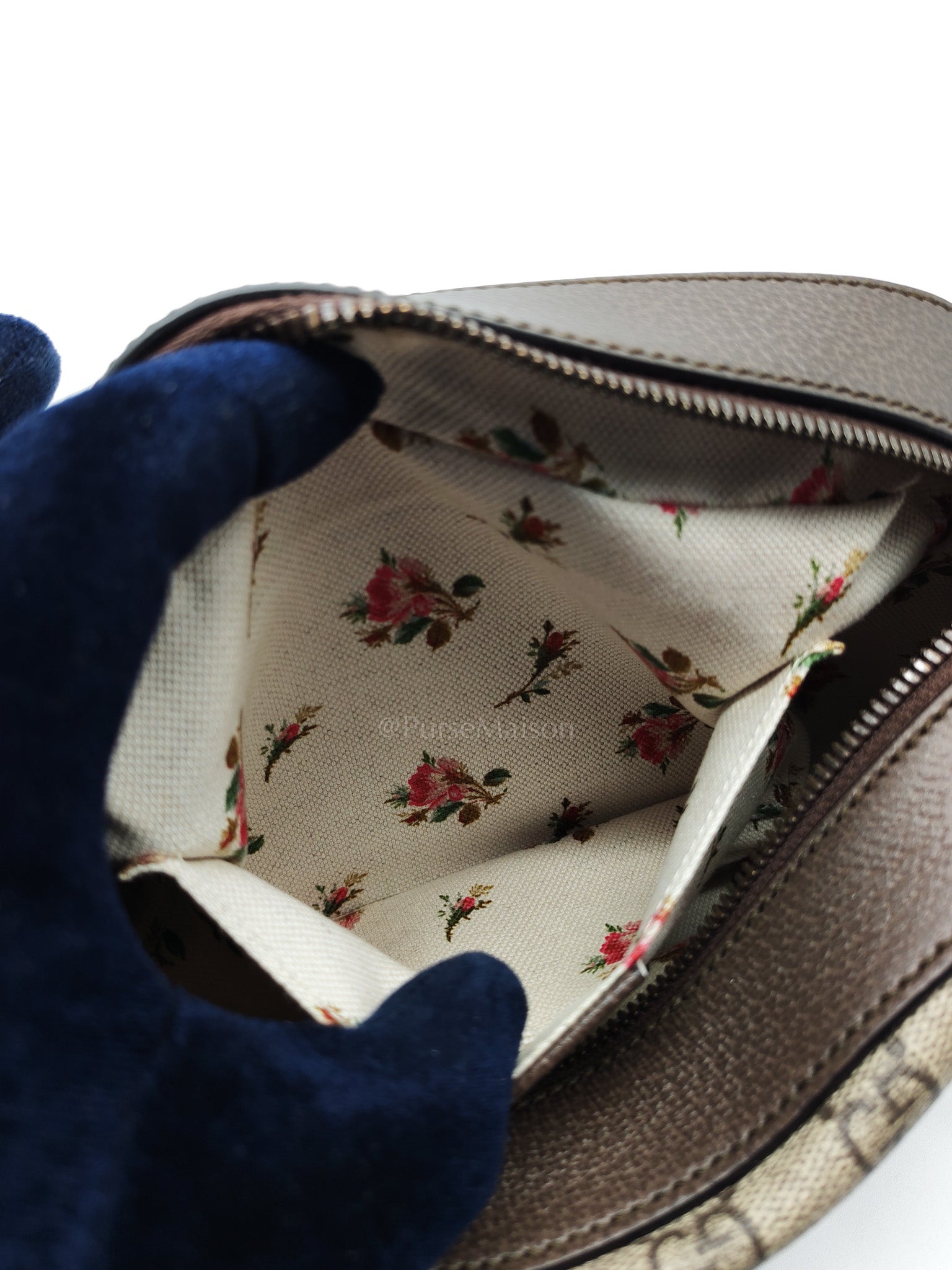 Neo Vintage Camera Bag in Brown GG Supreme Canvas with Tiger Head Logo & Gold Hardware | Purse Maison Luxury Bags Shop