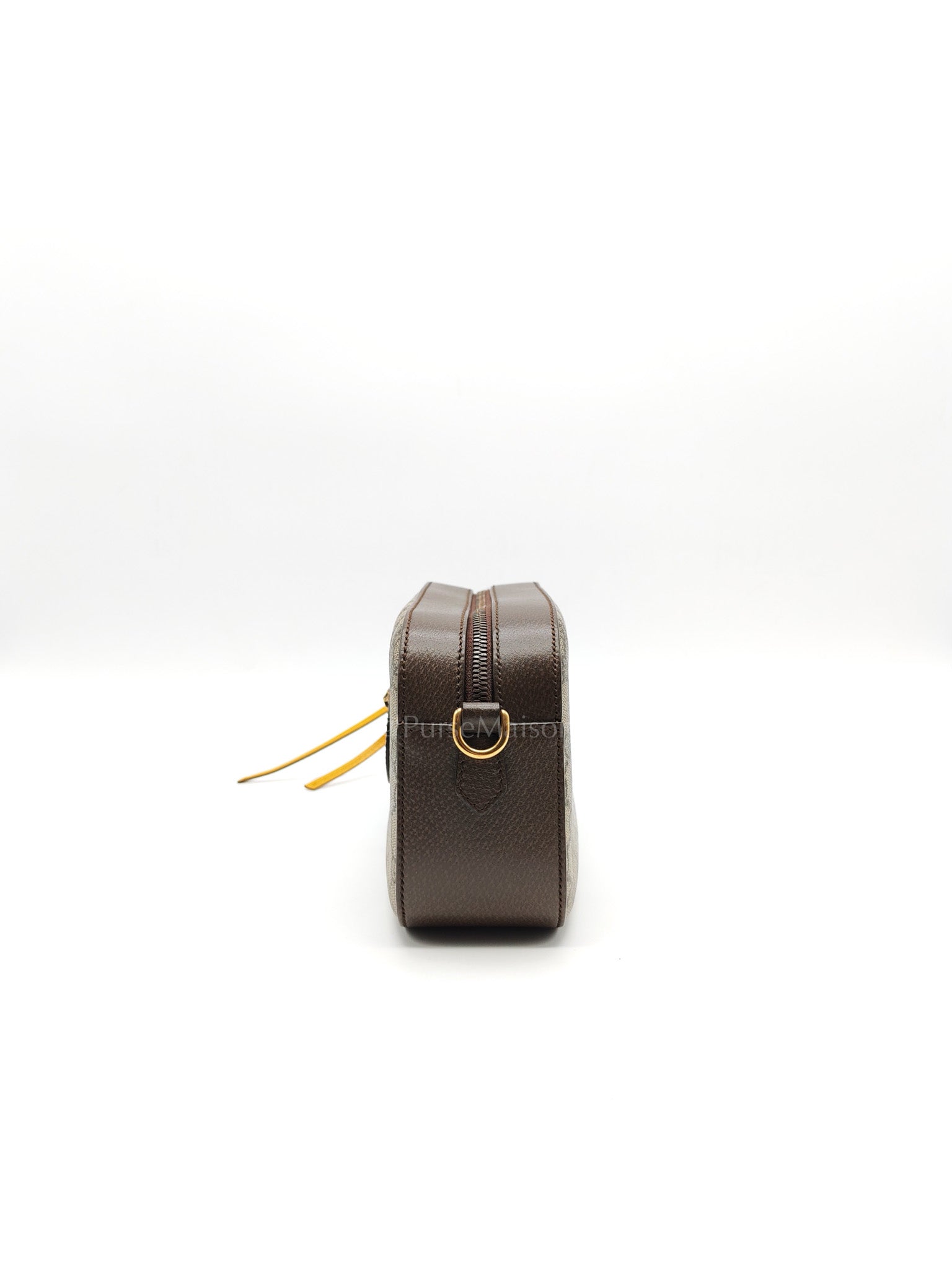 Neo Vintage Camera Bag in Brown GG Supreme Canvas with Tiger Head Logo & Gold Hardware | Purse Maison Luxury Bags Shop