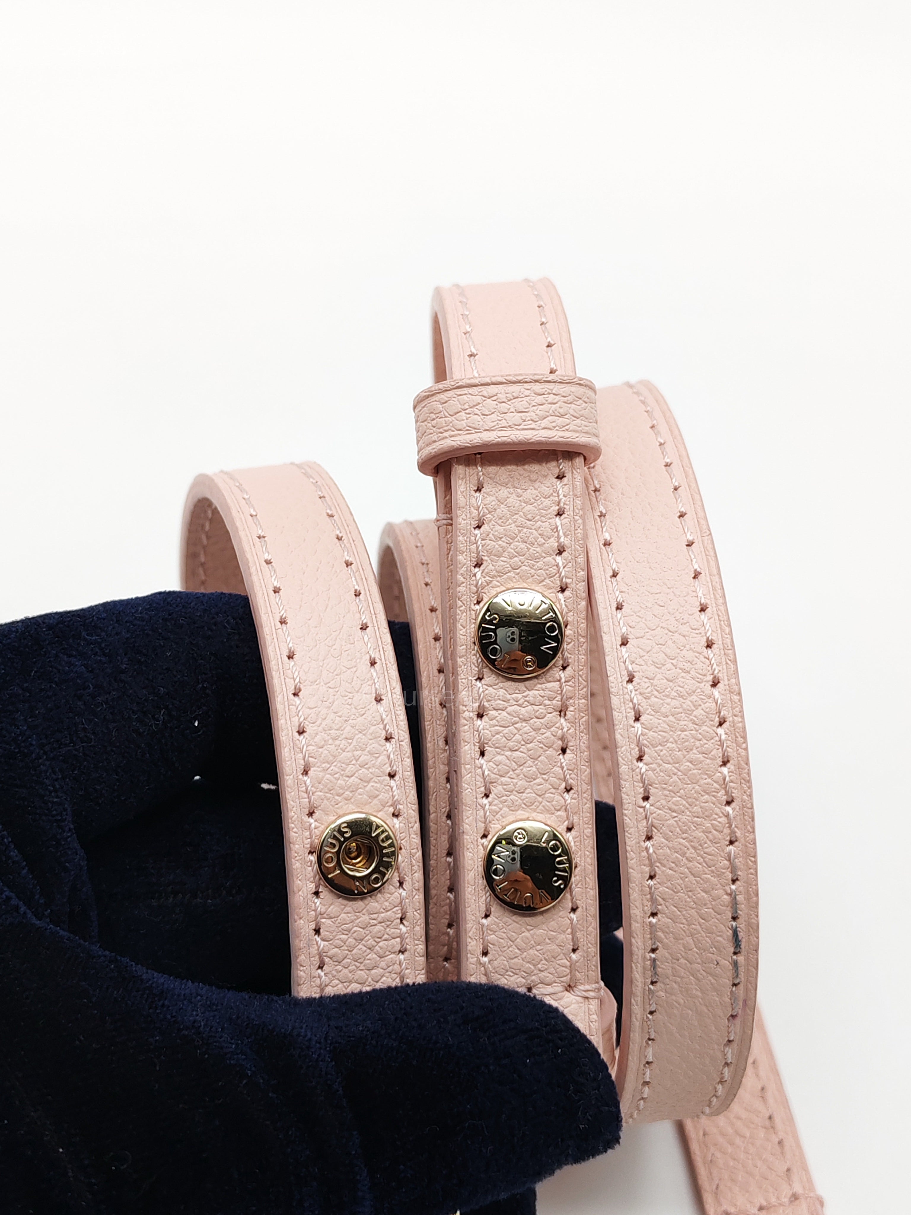 NeoNoe BB in Opal Pink Monogram Empriente Leather & Light Gold Hardware Microchip | Purse Maison Luxury Bags Shop