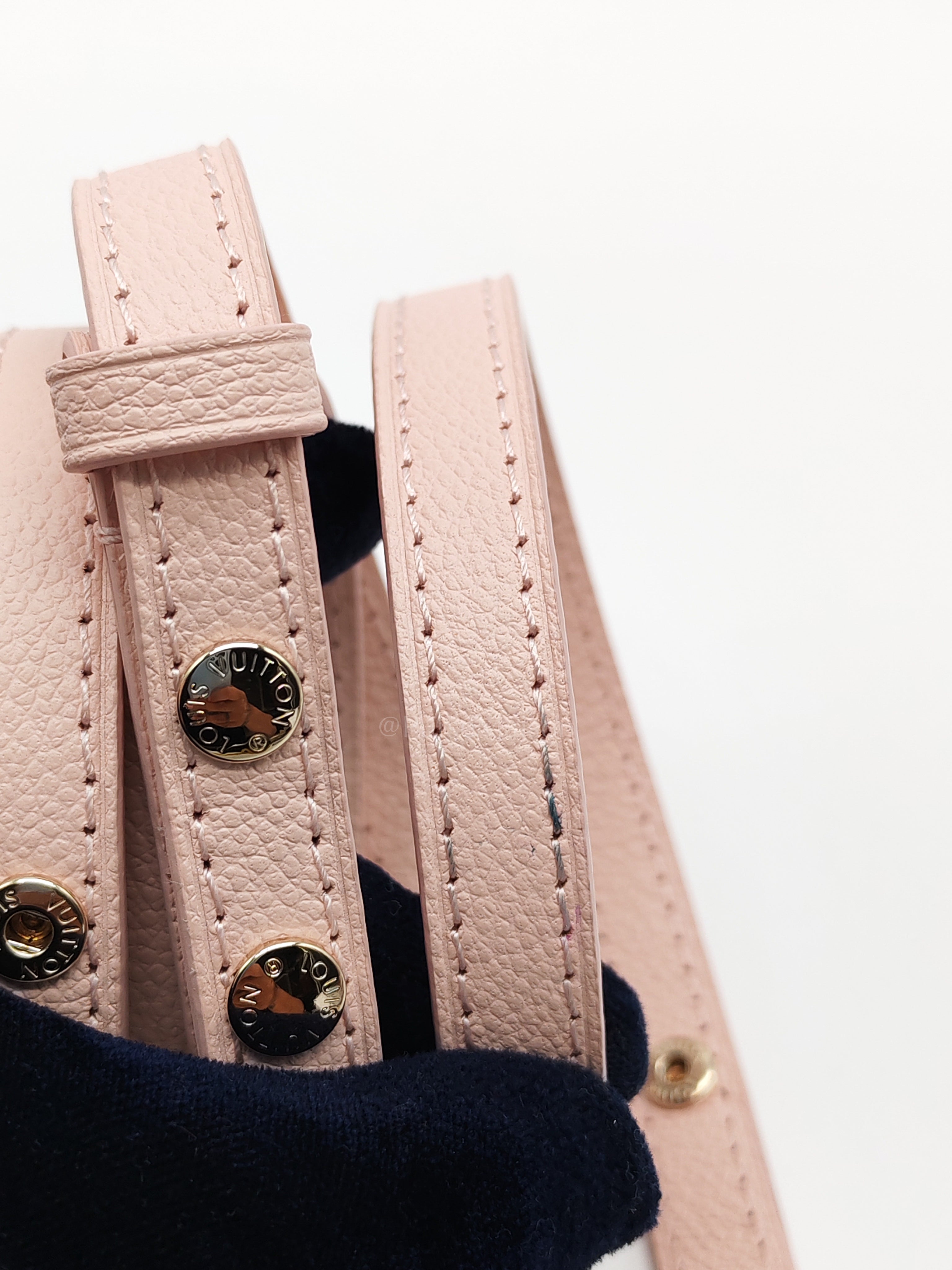 NeoNoe BB in Opal Pink Monogram Empriente Leather & Light Gold Hardware Microchip | Purse Maison Luxury Bags Shop