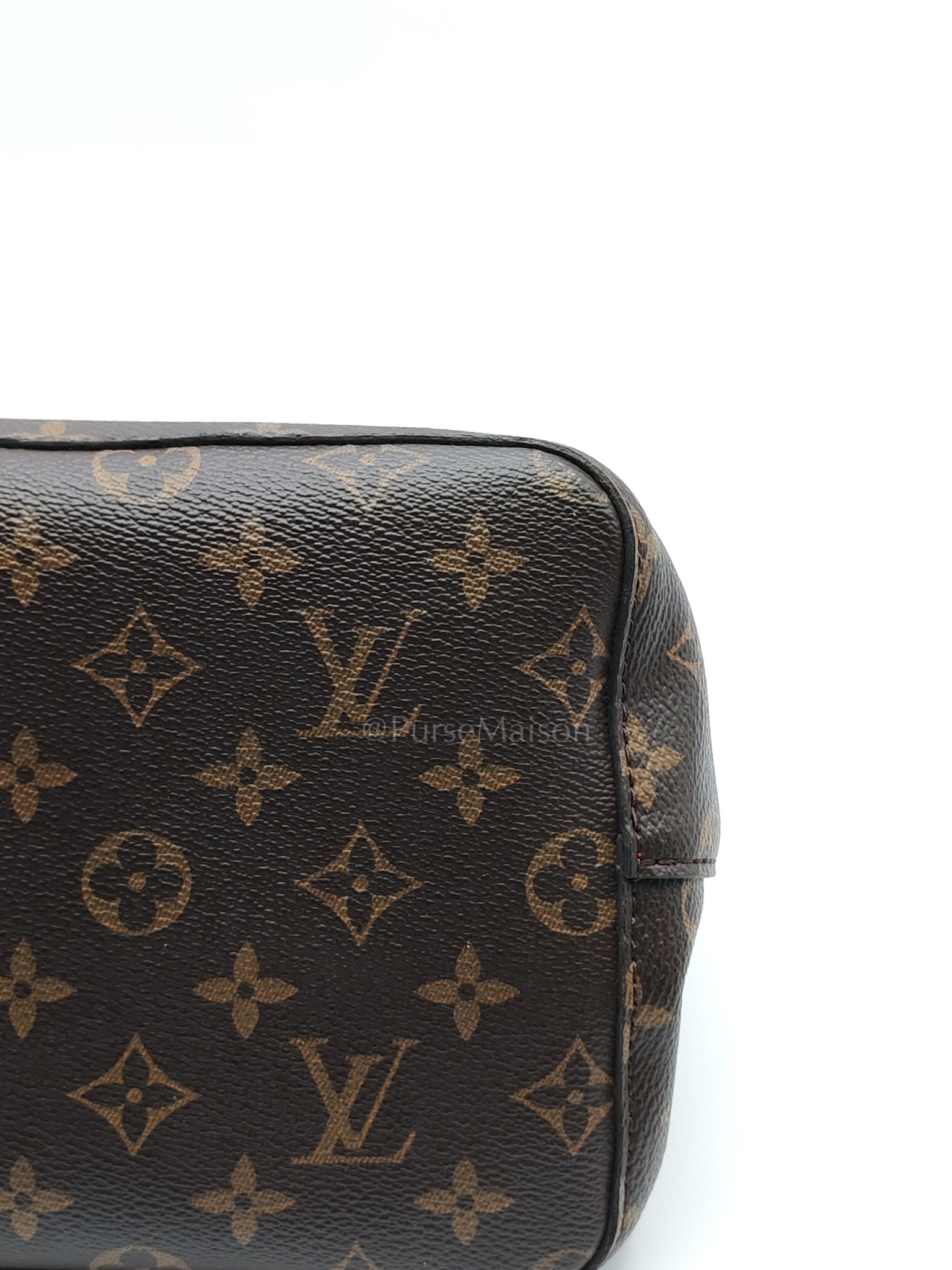 Neonoe Bucket Bag Monogram Canvas and Red (Date code: SP4117) | Purse Maison Luxury Bags Shop