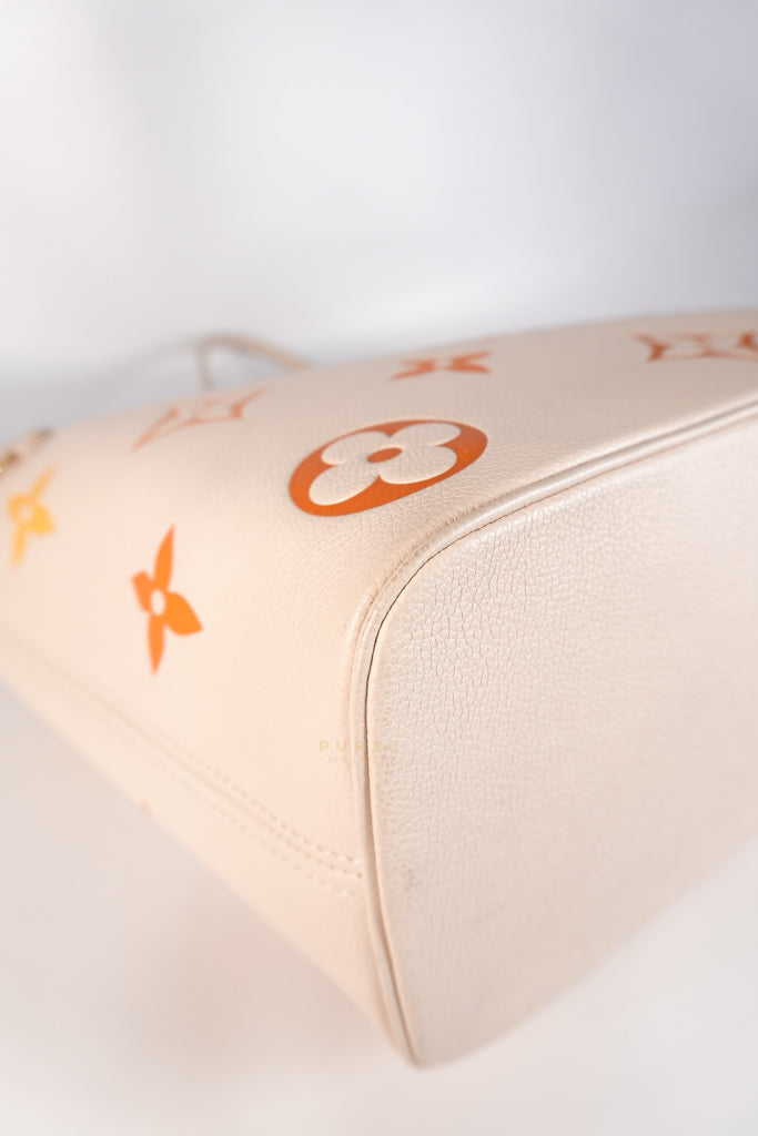 Neverfull MM Cream Monogram Empreinte Leather(Microchip) | Purse Maison Luxury Bags Shop