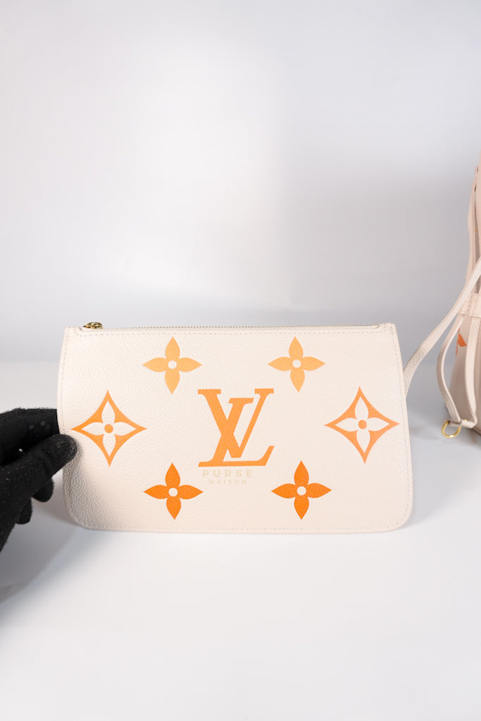 Neverfull MM Cream Monogram Empreinte Leather(Microchip) | Purse Maison Luxury Bags Shop