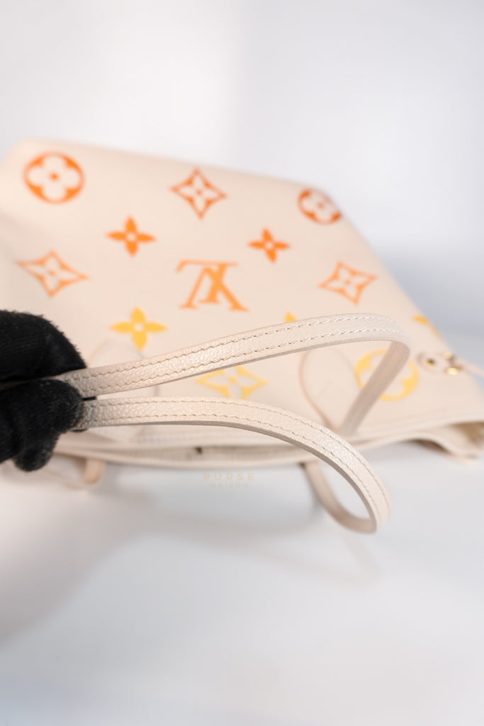 Neverfull MM Cream Monogram Empreinte Leather(Microchip) | Purse Maison Luxury Bags Shop