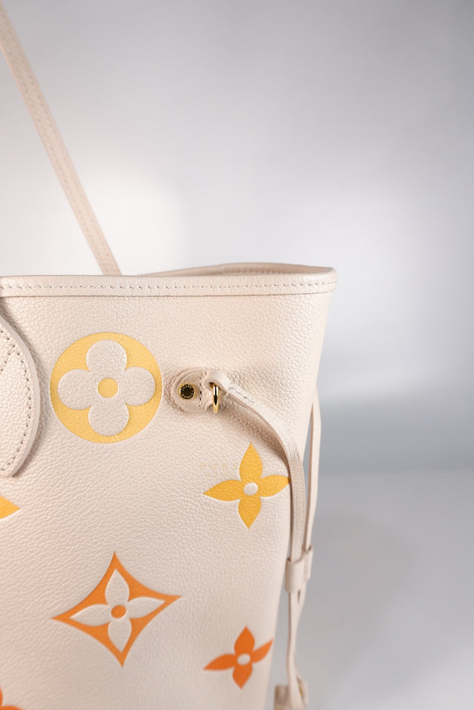 Neverfull MM Cream Monogram Empreinte Leather(Microchip) | Purse Maison Luxury Bags Shop