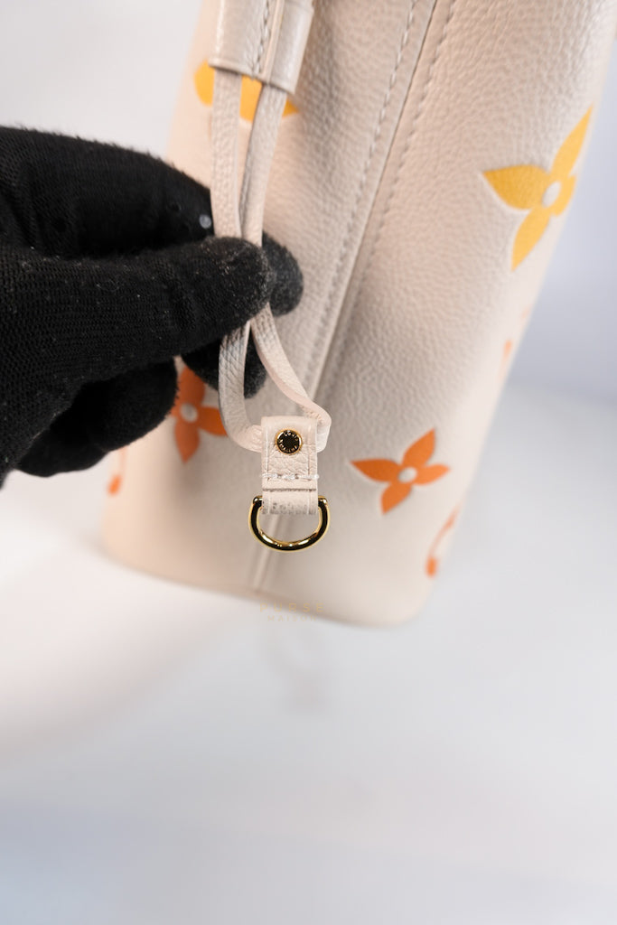 Neverfull MM Cream Monogram Empreinte Leather(Microchip) | Purse Maison Luxury Bags Shop