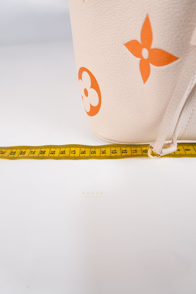 Neverfull MM Cream Monogram Empreinte Leather(Microchip) | Purse Maison Luxury Bags Shop