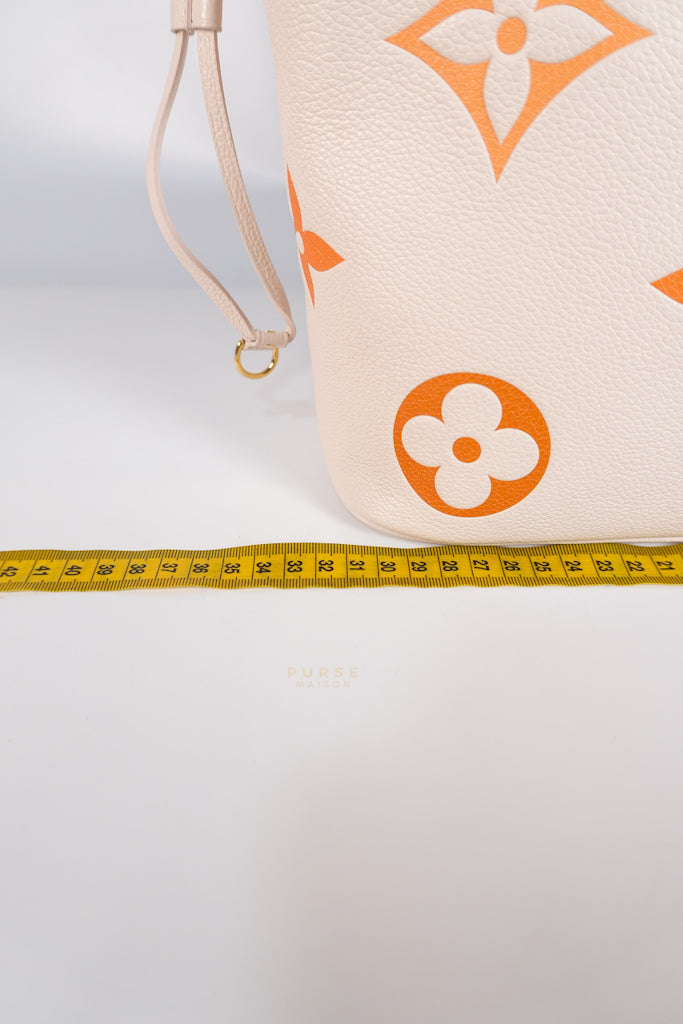 Neverfull MM Cream Monogram Empreinte Leather(Microchip) | Purse Maison Luxury Bags Shop