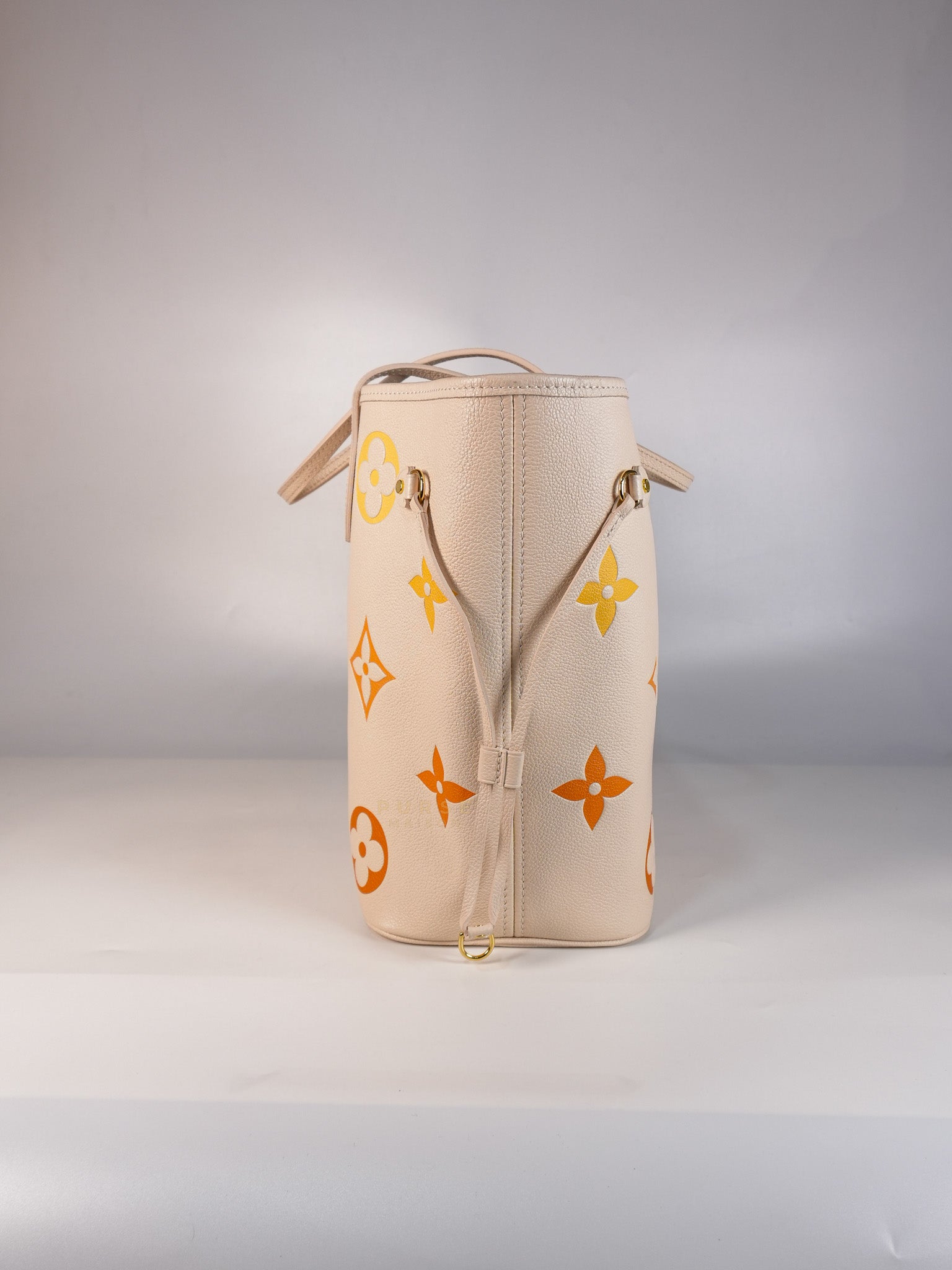 Neverfull MM Cream Monogram Empreinte Leather(Microchip) | Purse Maison Luxury Bags Shop