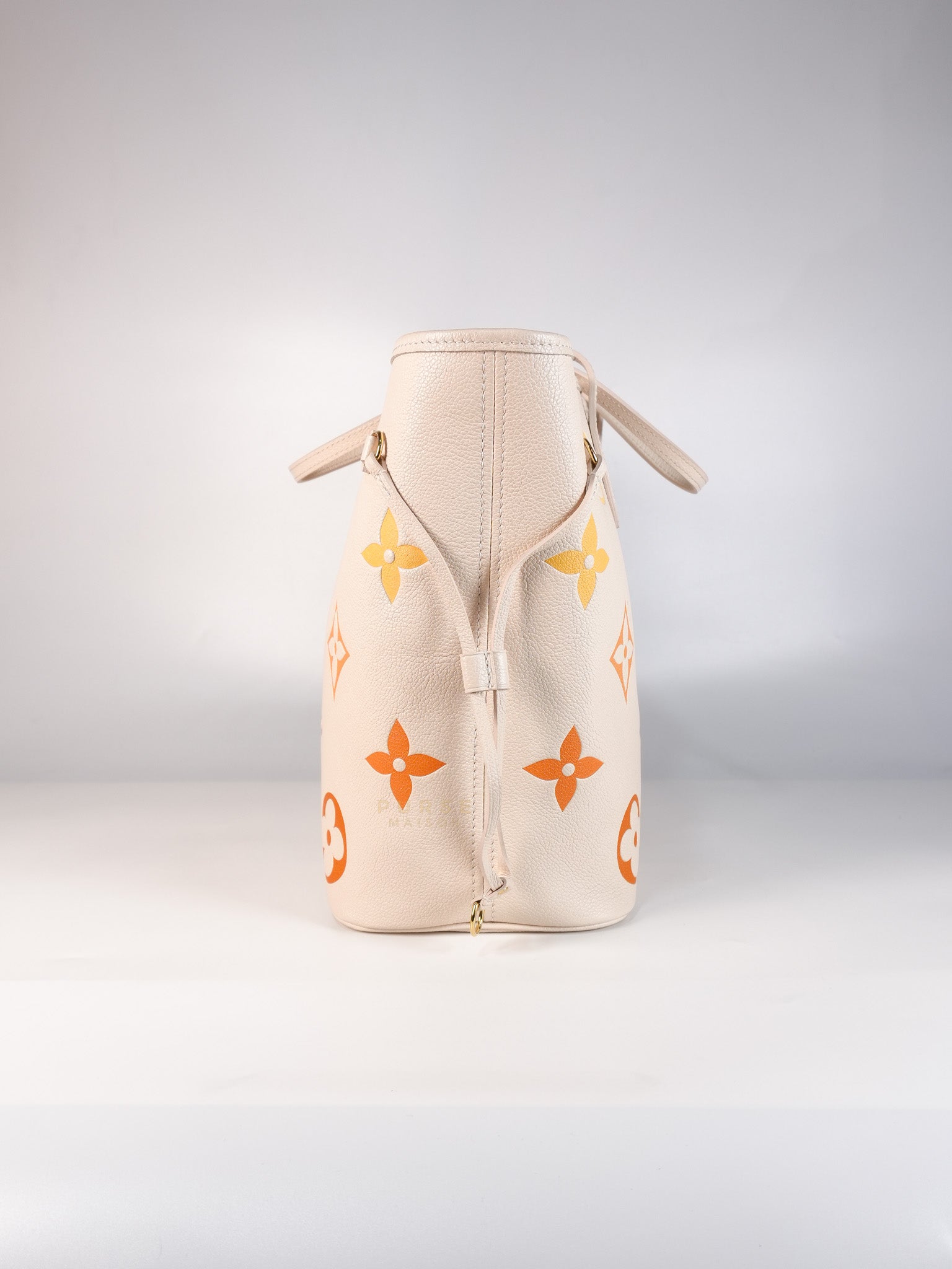 Neverfull MM Cream Monogram Empreinte Leather(Microchip) | Purse Maison Luxury Bags Shop