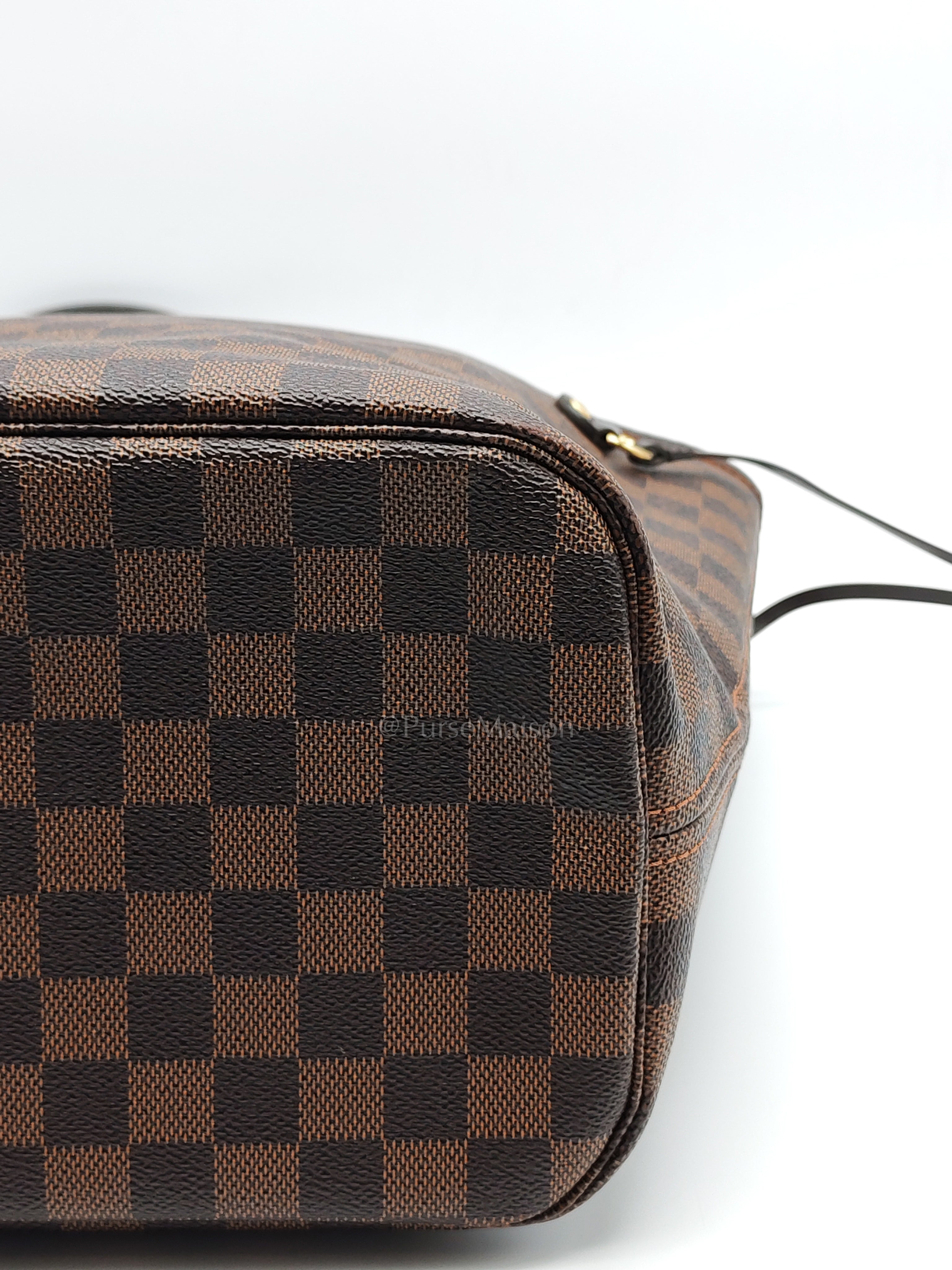 Neverfull MM in Damier Ebene Canvas Tote Bag (Date Code: SA1164) | Purse Maison Luxury Bags Shop