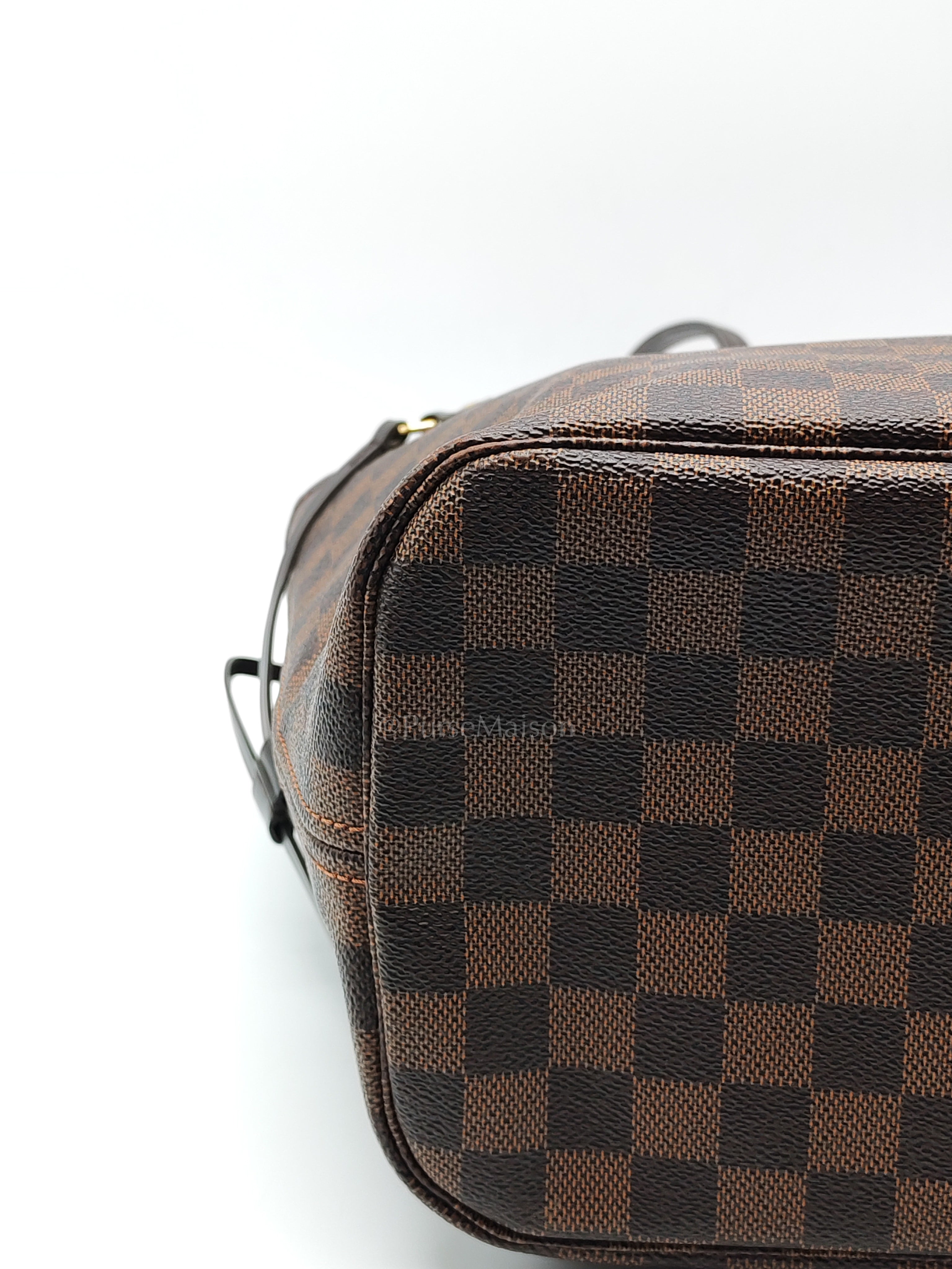 Neverfull MM in Damier Ebene Canvas Tote Bag (Date Code: SA1164) | Purse Maison Luxury Bags Shop