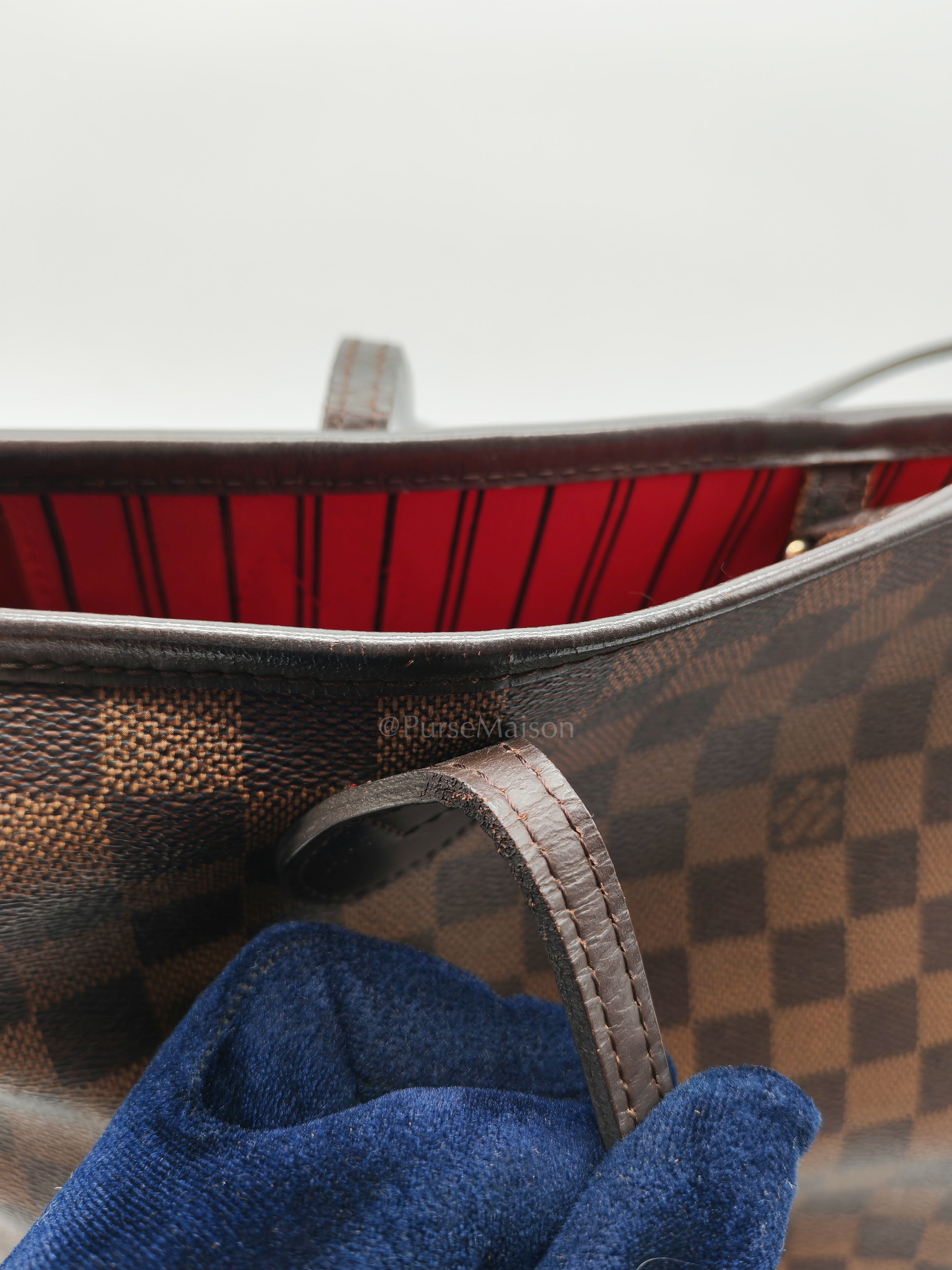 Neverfull MM in Damier Ebene Canvas Tote Bag (Date Code: SA1164) | Purse Maison Luxury Bags Shop