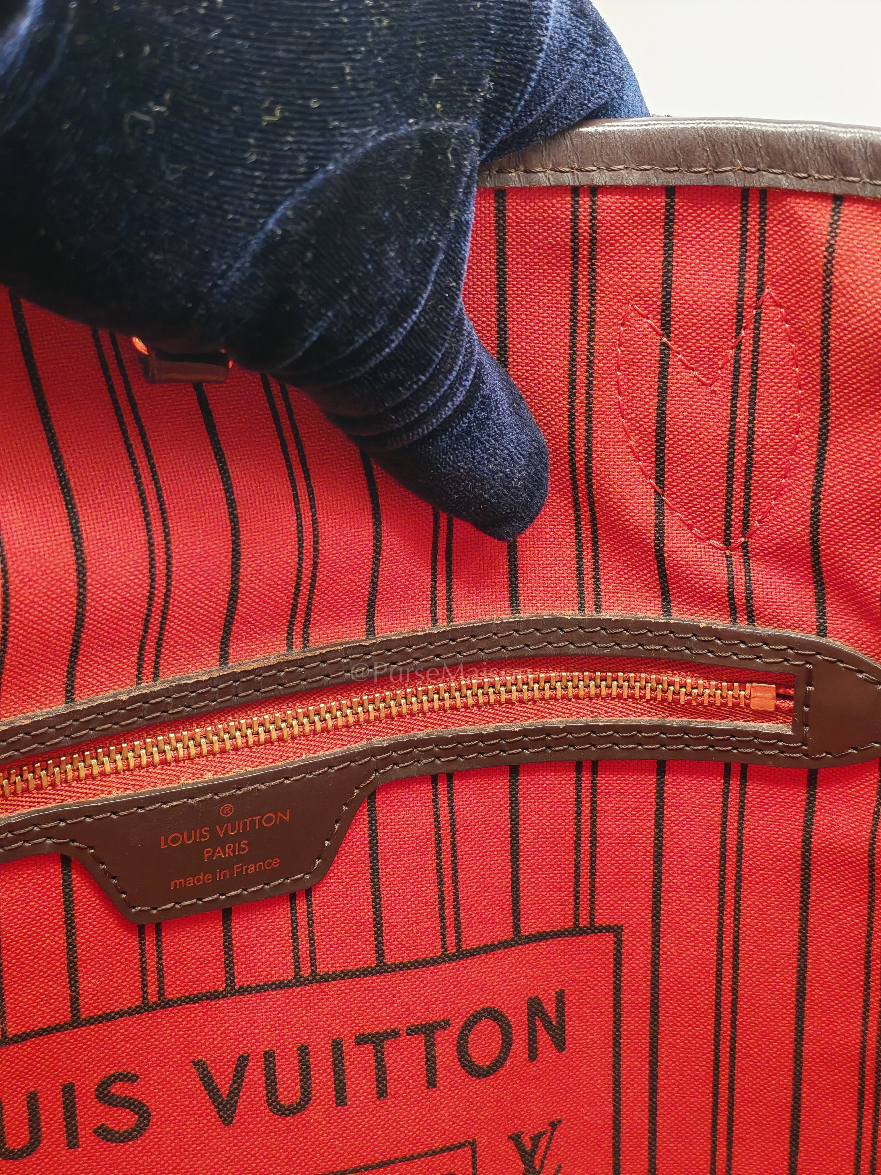 Neverfull MM in Damier Ebene Canvas Tote Bag (Date Code: SA1164) | Purse Maison Luxury Bags Shop
