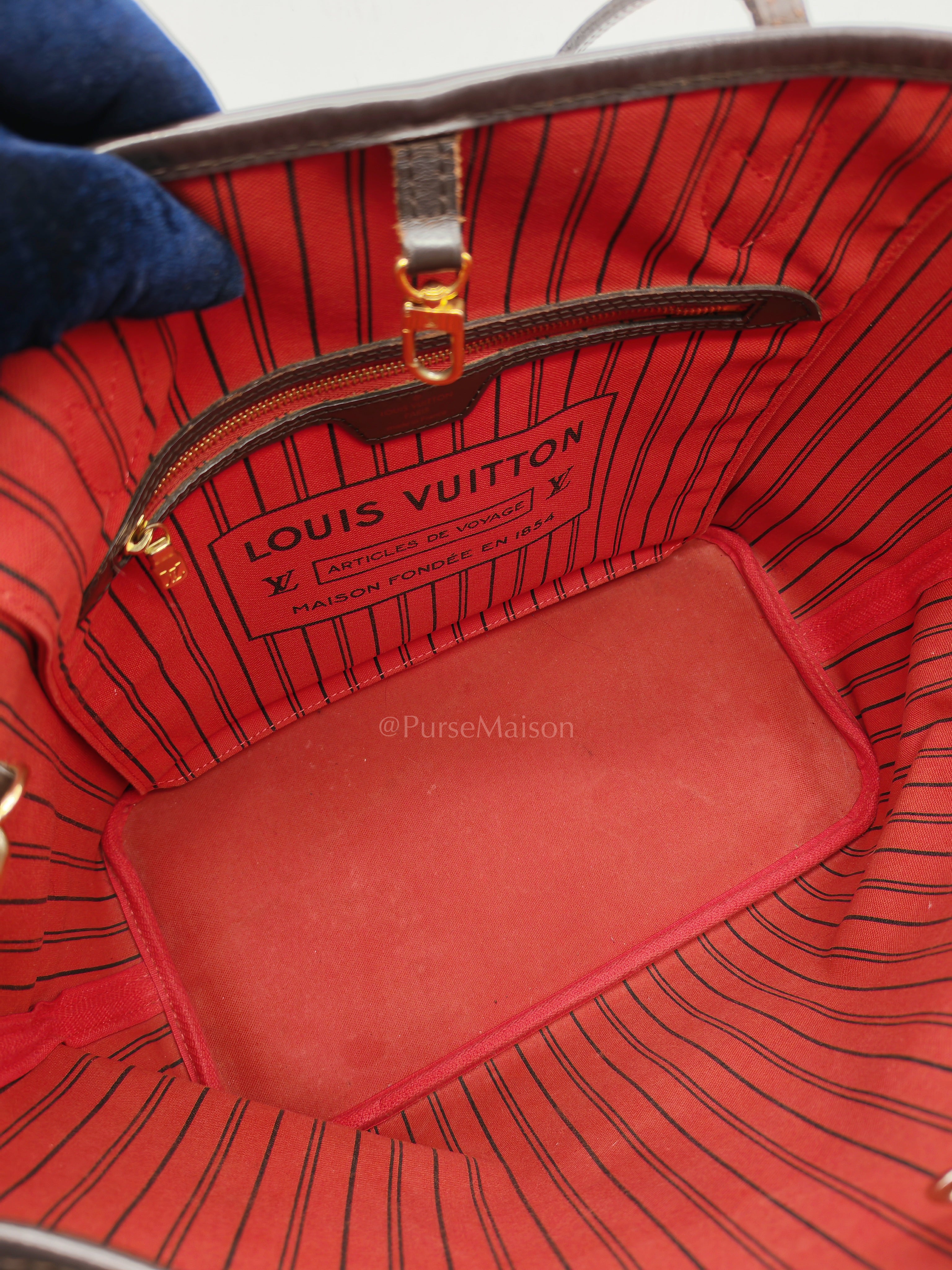 Neverfull MM in Damier Ebene Canvas Tote Bag (Date Code: SA1164) | Purse Maison Luxury Bags Shop