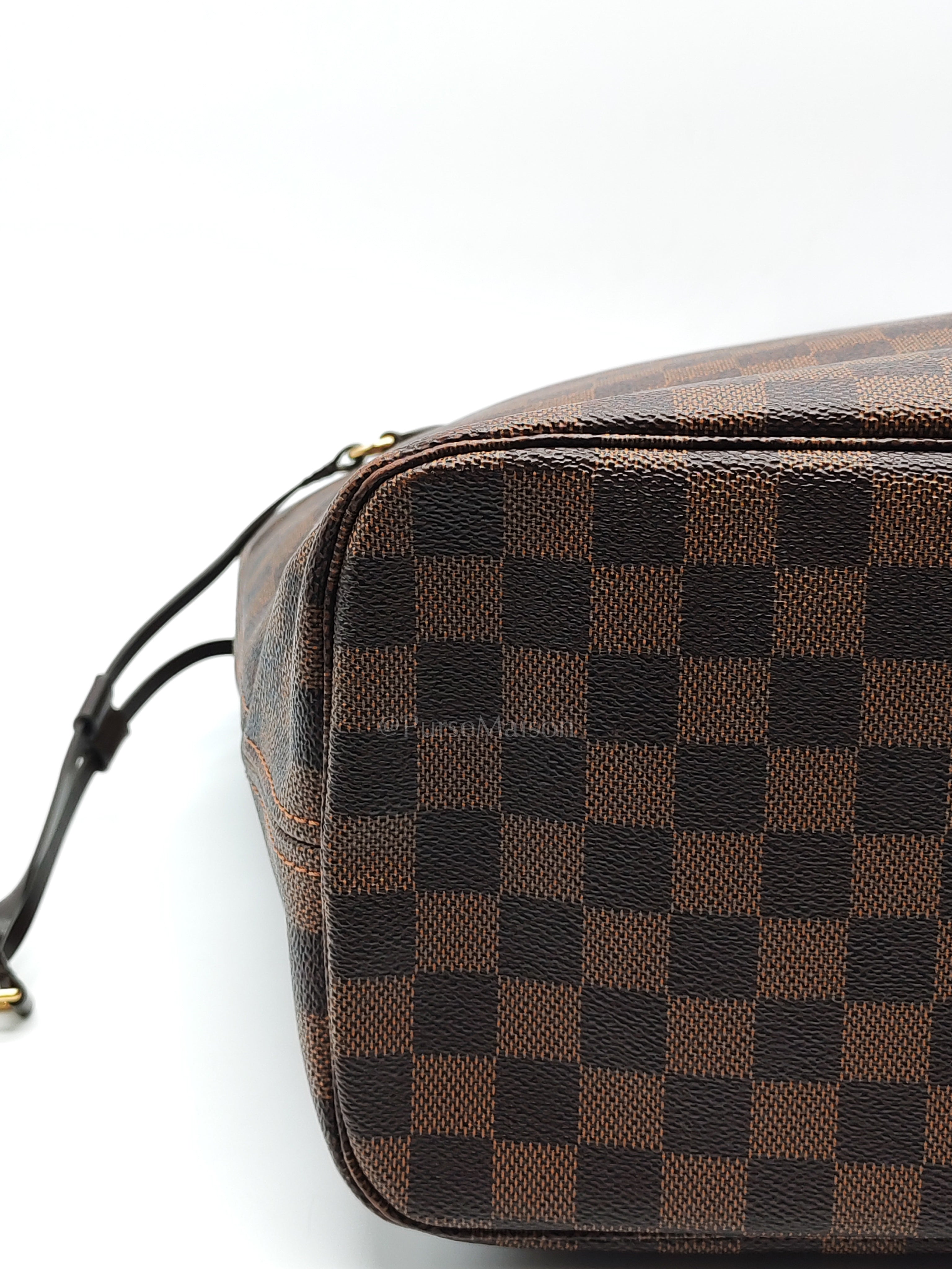 Neverfull MM in Damier Ebene Canvas Tote Bag (Date Code: SA1164) | Purse Maison Luxury Bags Shop